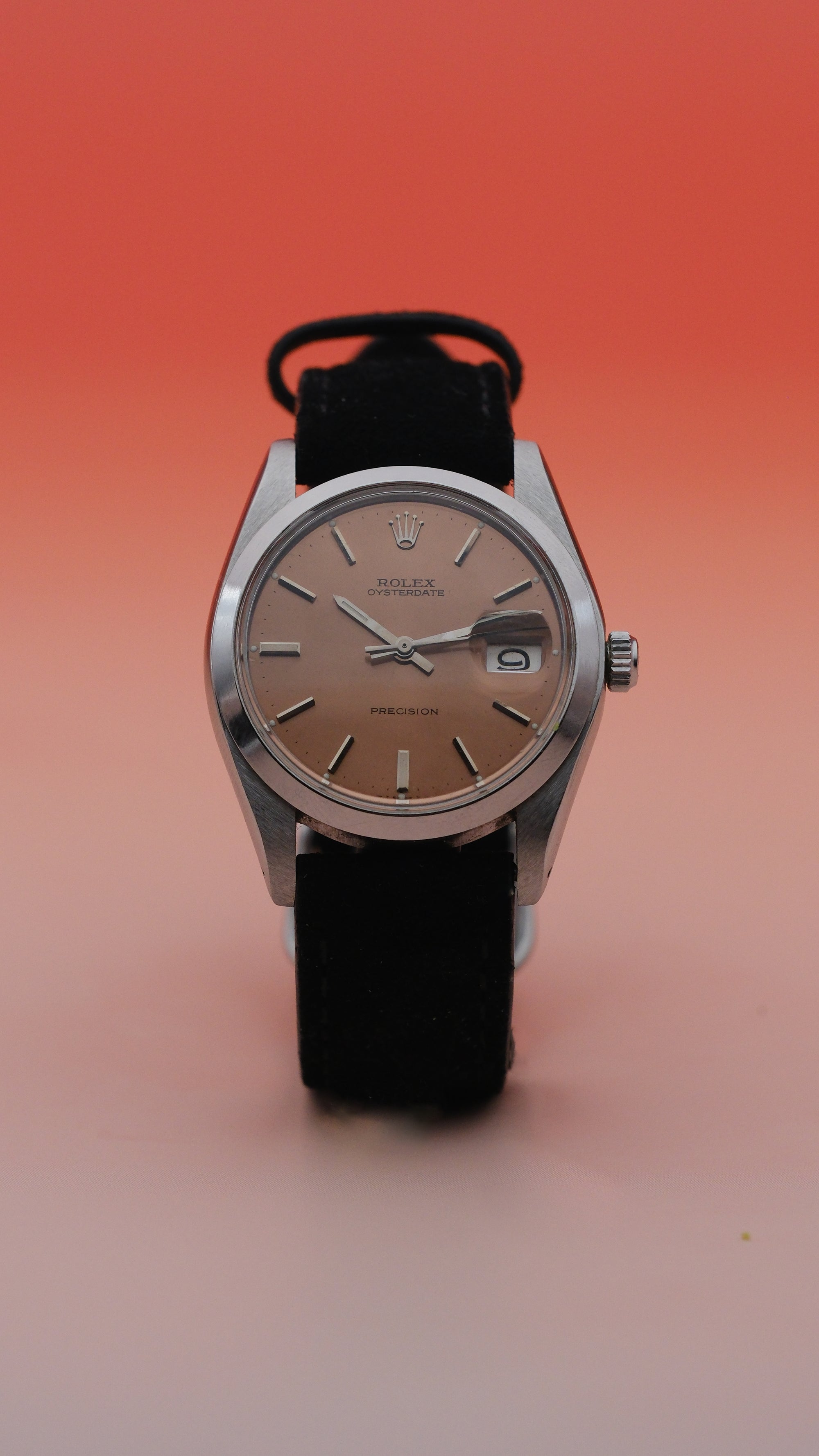 SOLD Rolex Oysterdate  precision 6694 &quot;orange hue&quot;