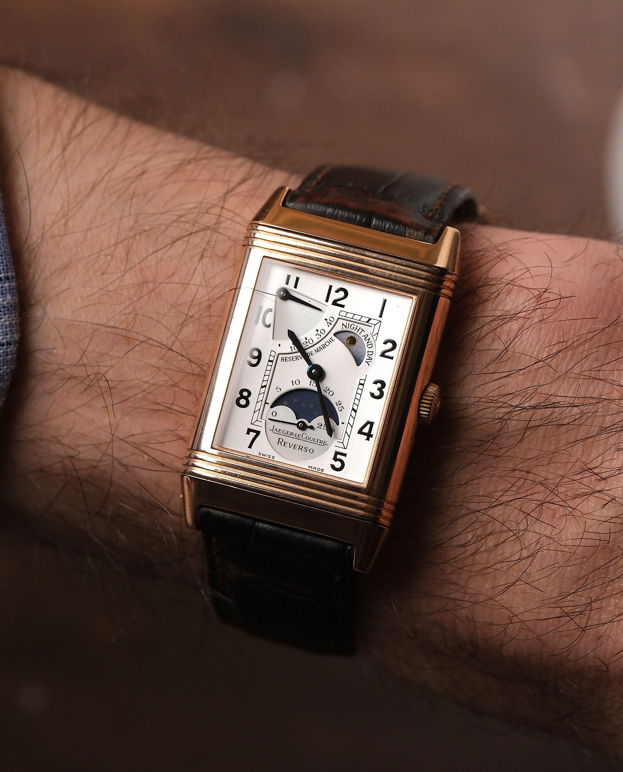 Jaeger-LeCoultre Reverso Sun Moon 2009 great condition 270.2.63