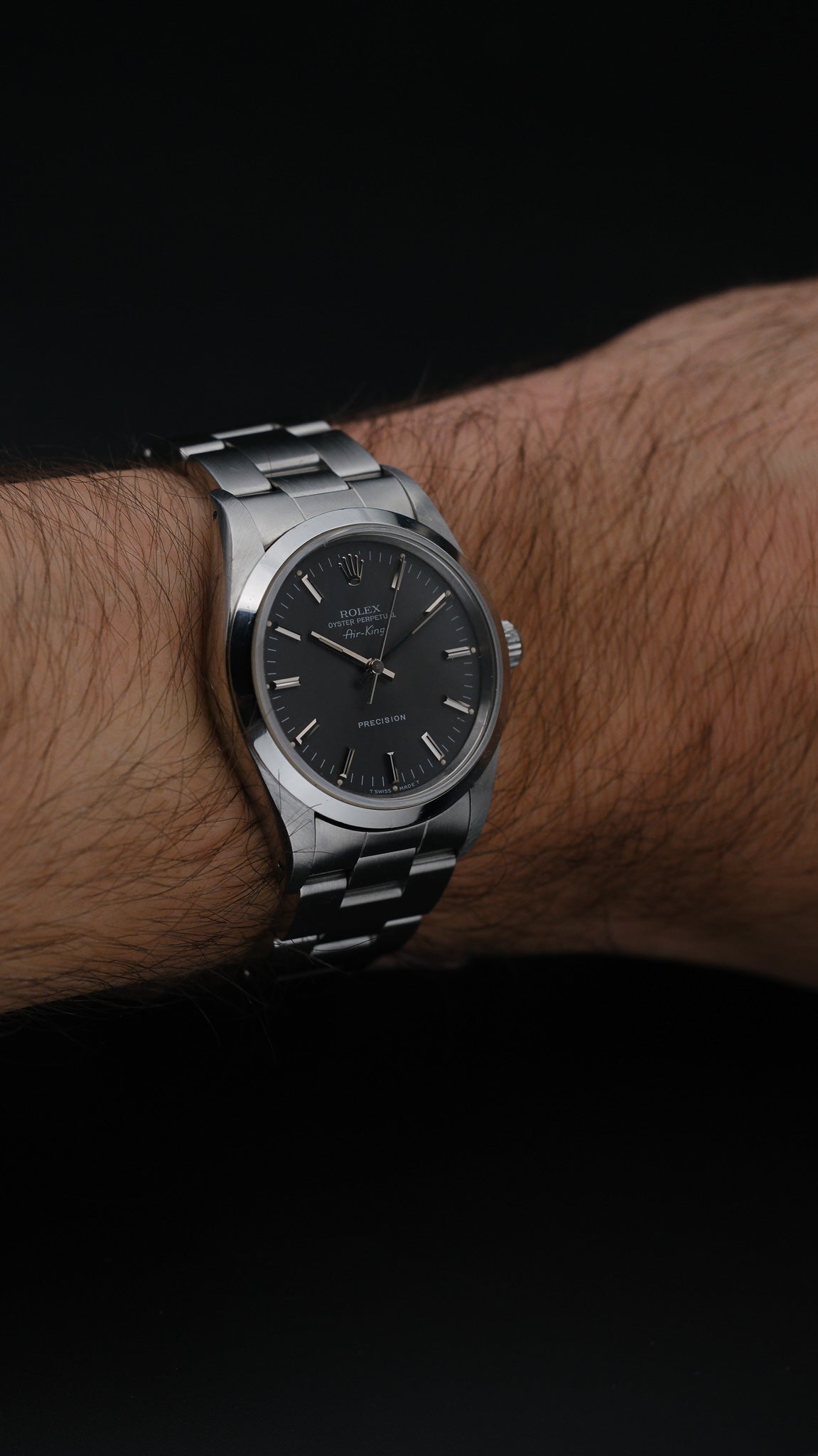RES Rolex Air-King 14000 Grey dial