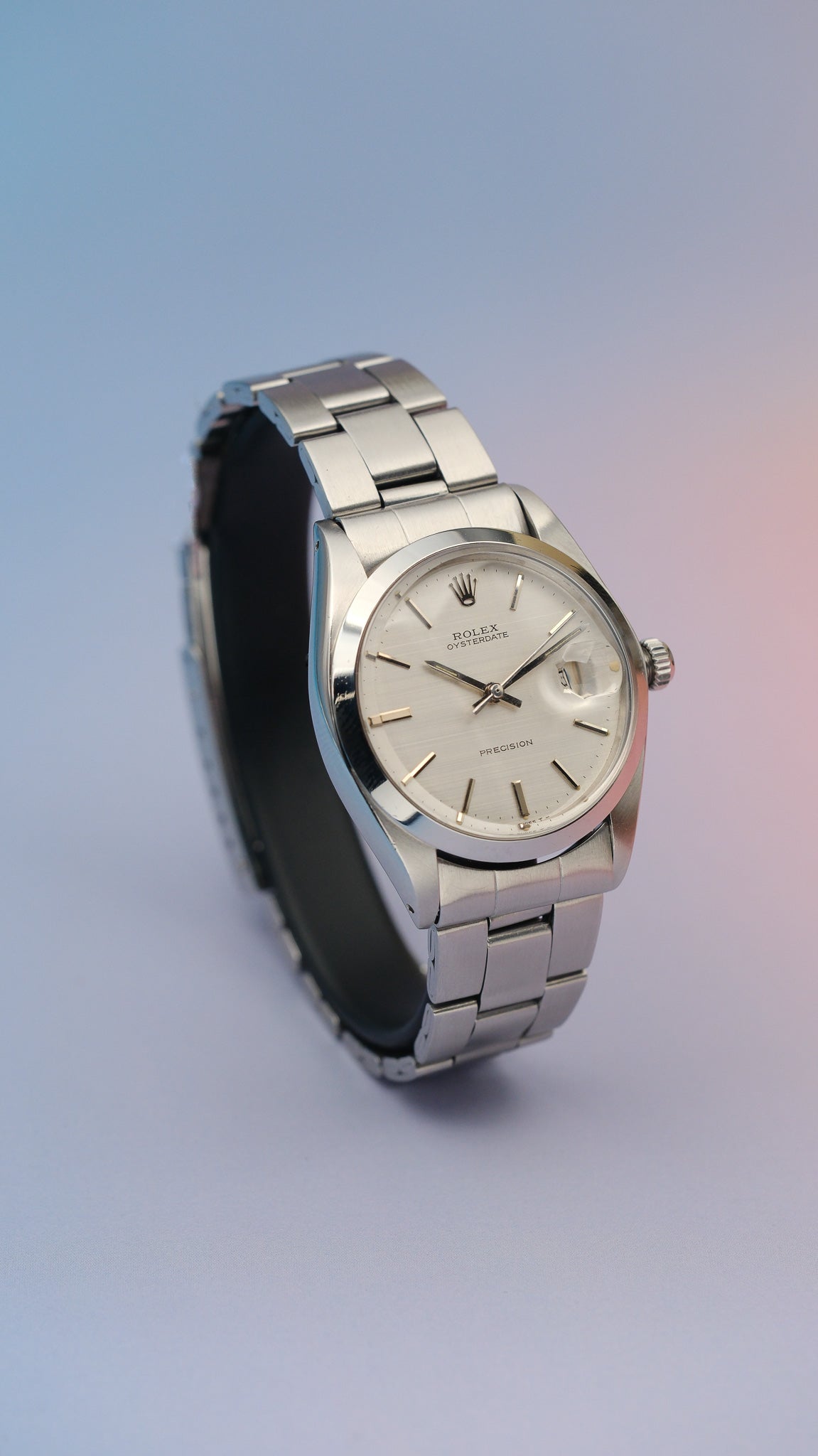 SOLD Rolex Oysterdate precision 6694 &quot;linen dial&quot;