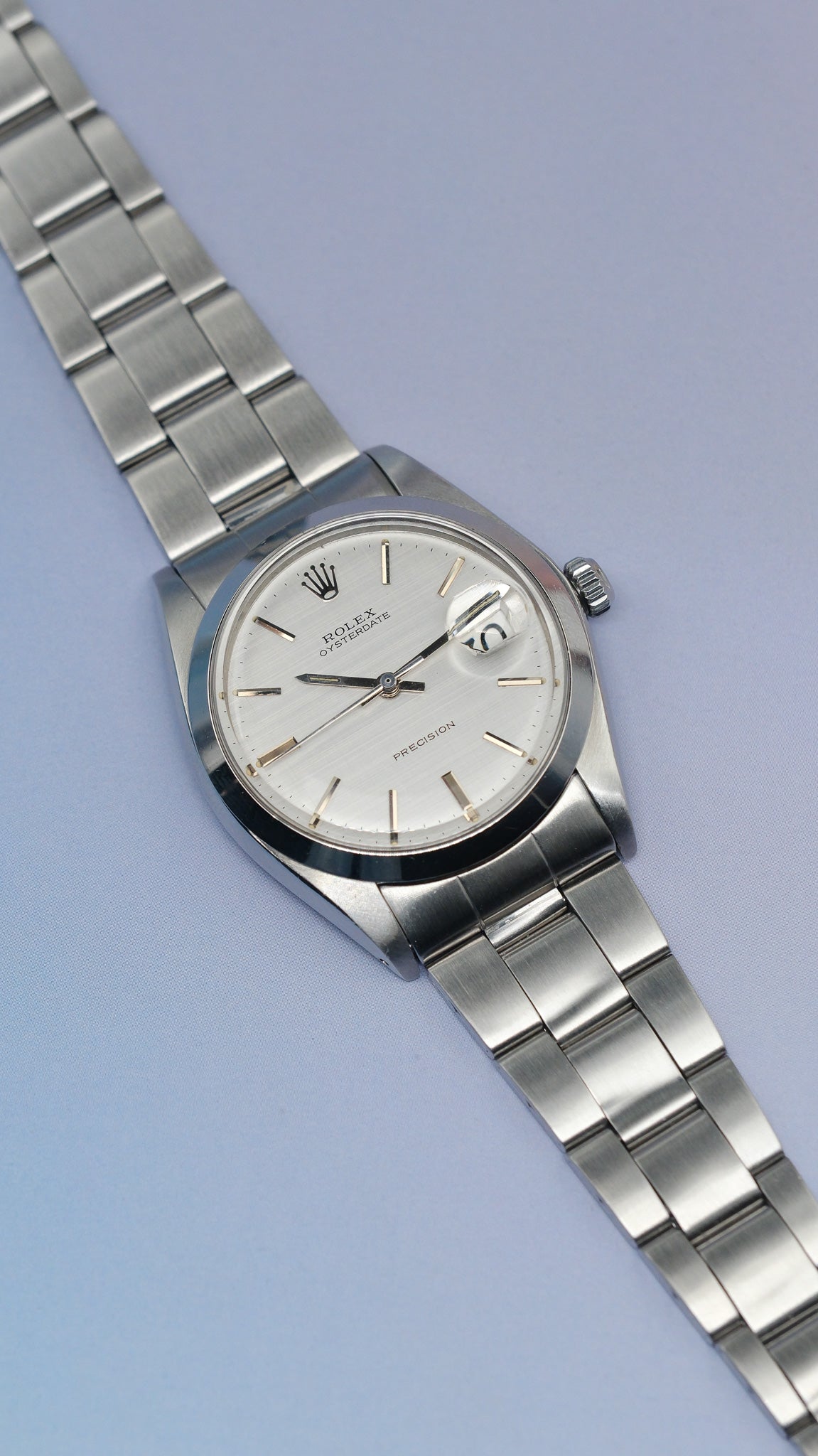 SOLD Rolex Oysterdate precision 6694 &quot;linen dial&quot;