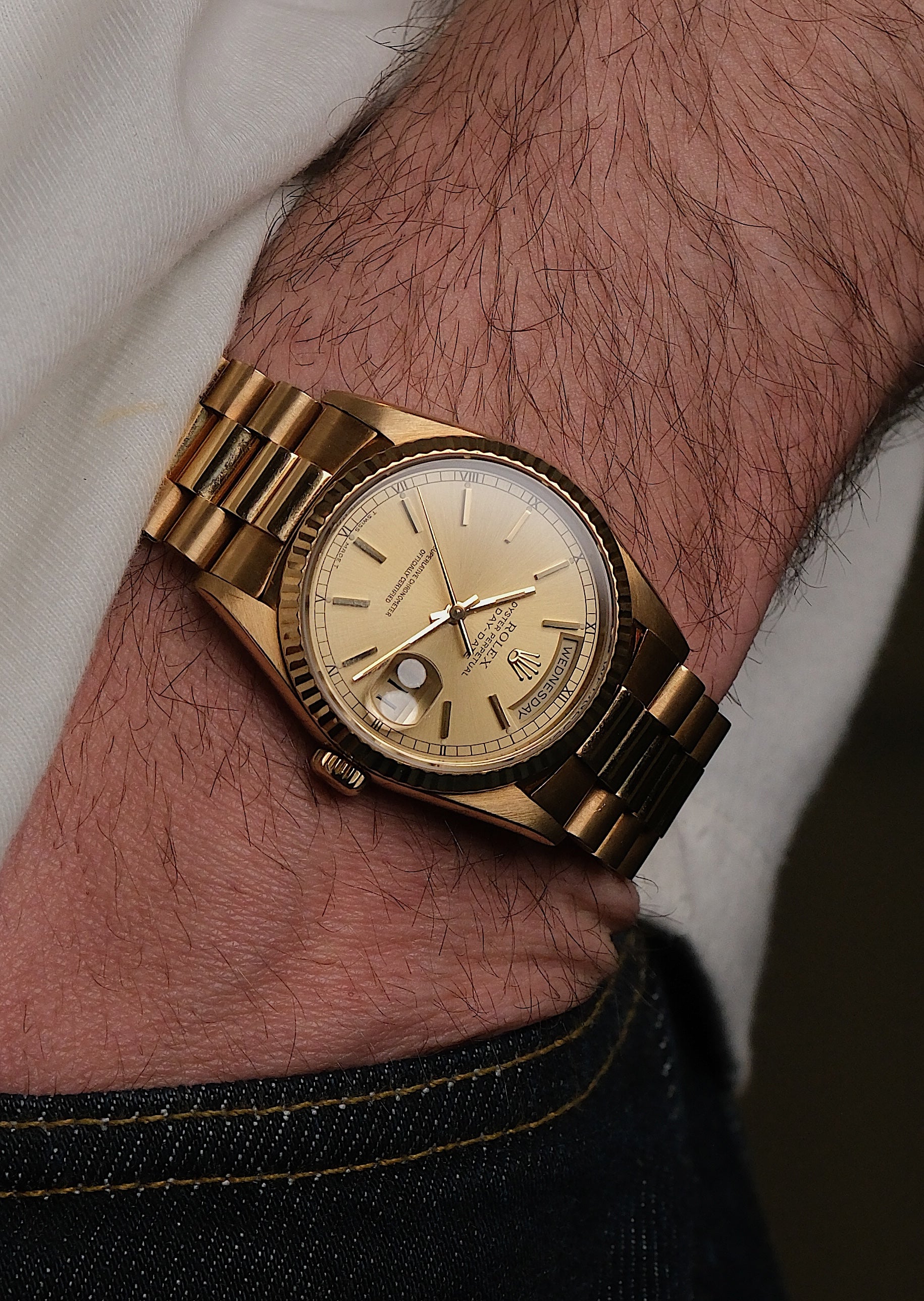 SOLD Rolex Day-Date 36 | 18238 / 21 links / serviced &amp; polished