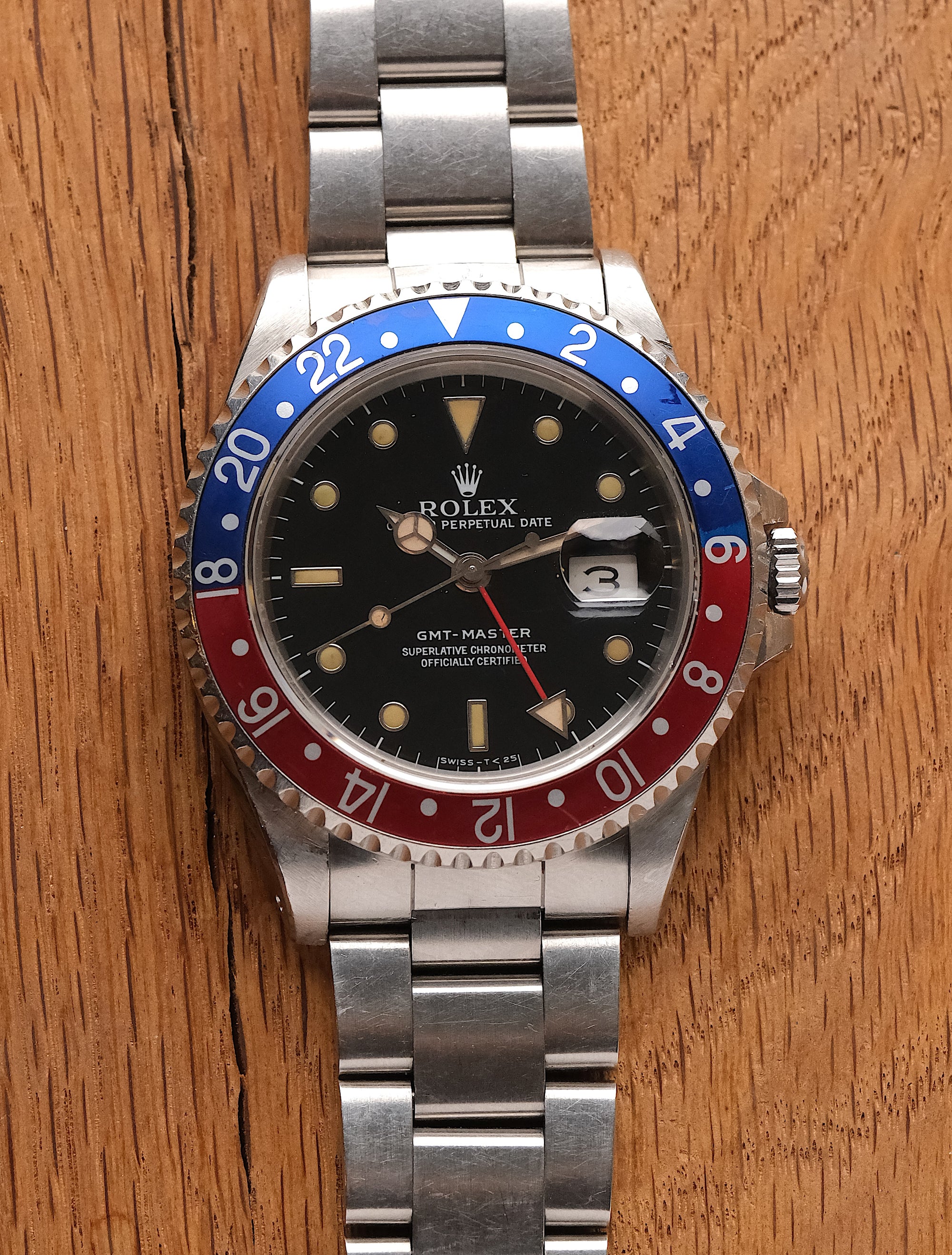 Rolex GMT-Master Pumpkin rare tritium / unpolished 16700