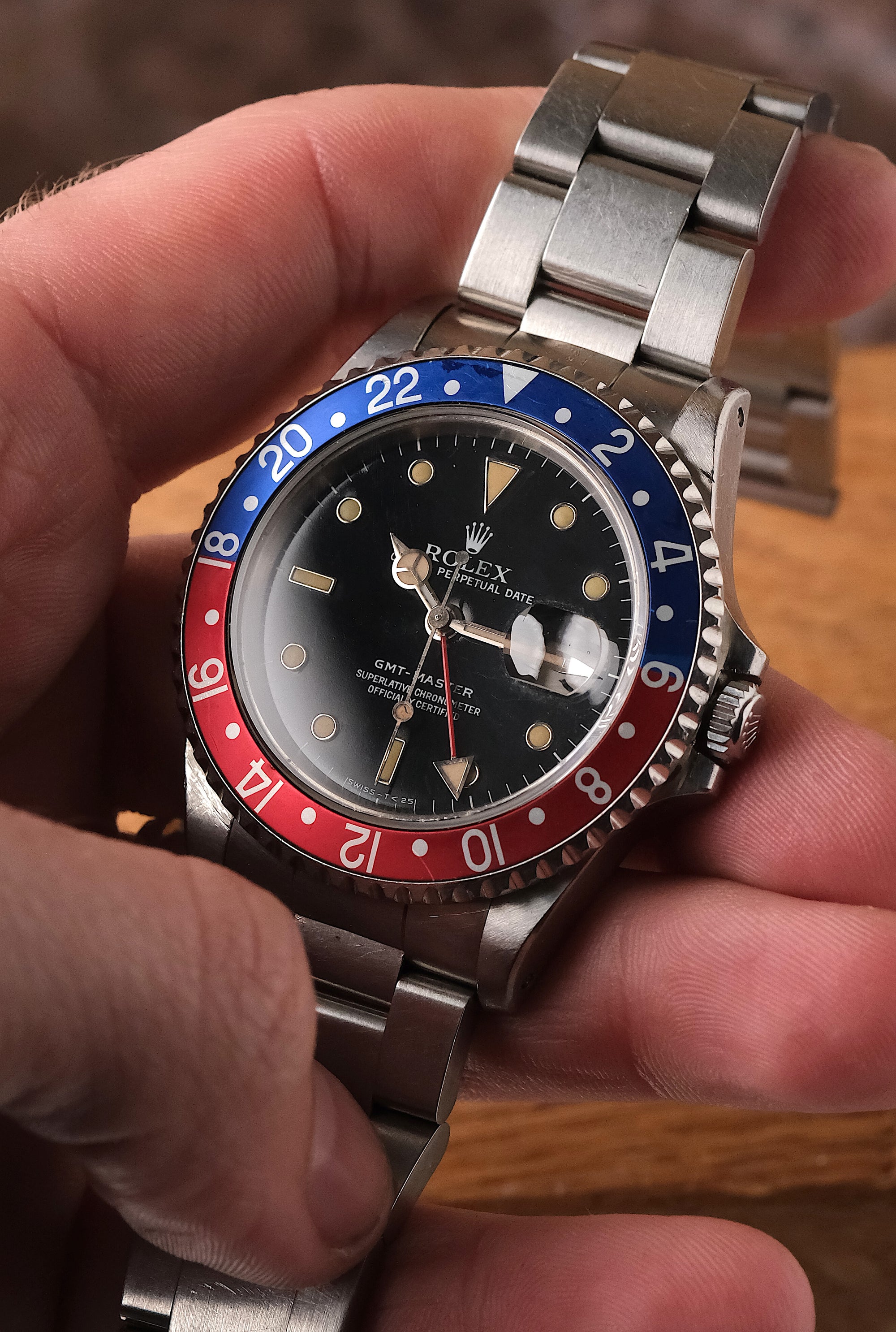 Rolex GMT-Master Pumpkin rare tritium / unpolished 16700