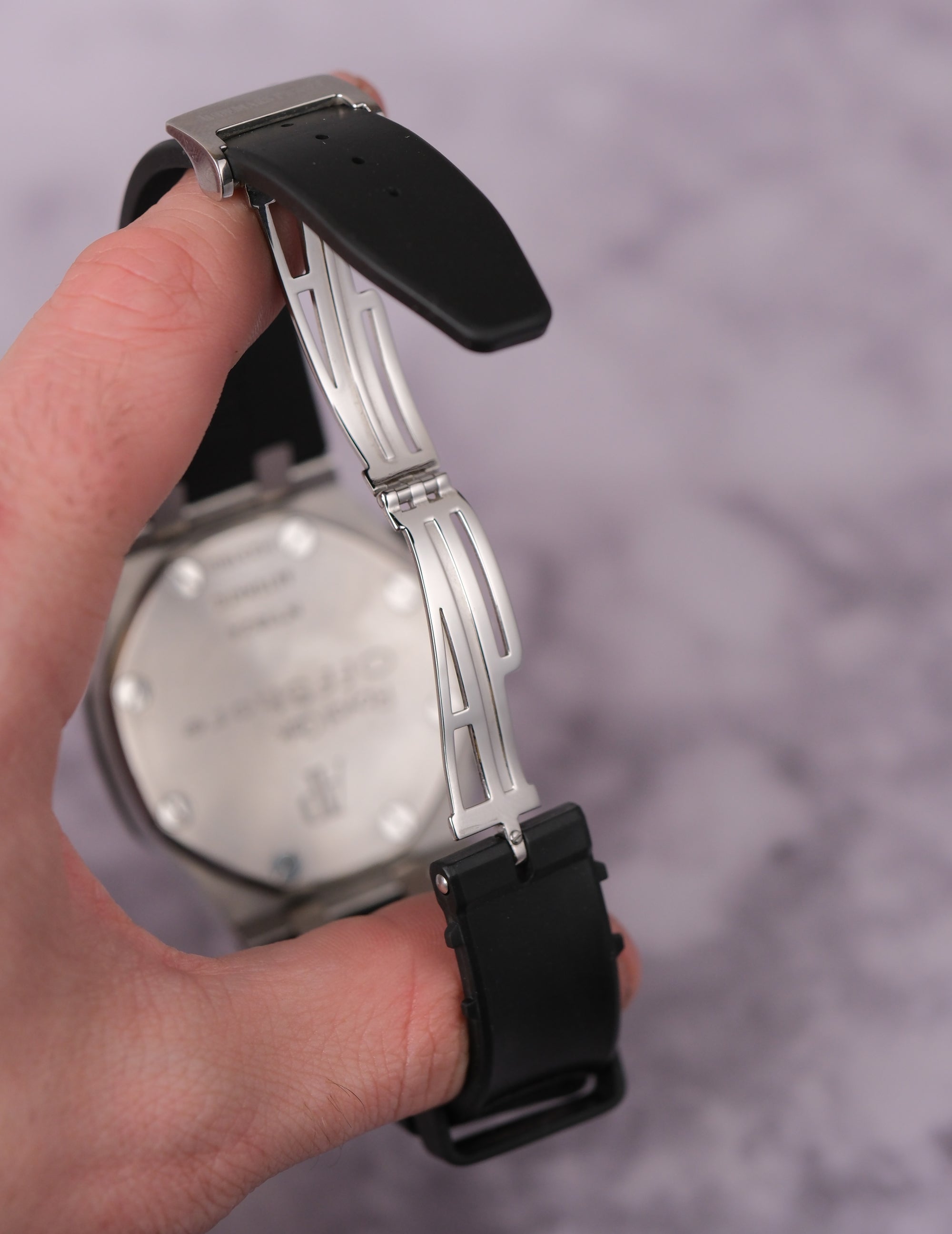 Audemars Piguet Royal Oak Offshore Chronograph checked at AP / serviced and polished / 1 year warranty