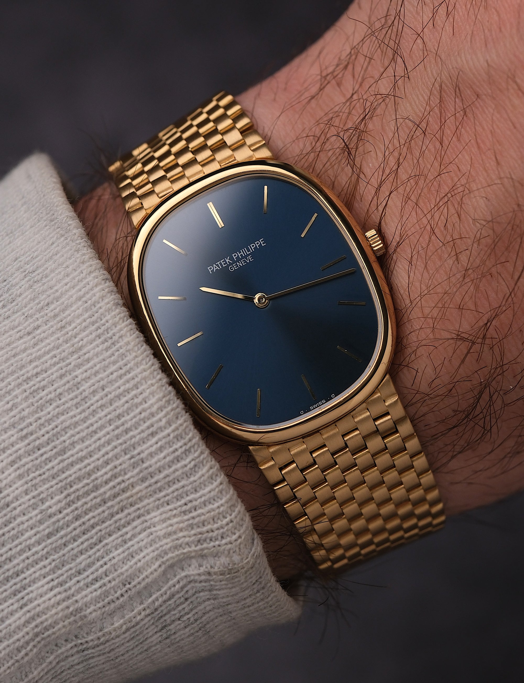 Patek Philippe 3838 Golden Ellipse 18k Yellow Gold Watch - 1993 serviced/papers