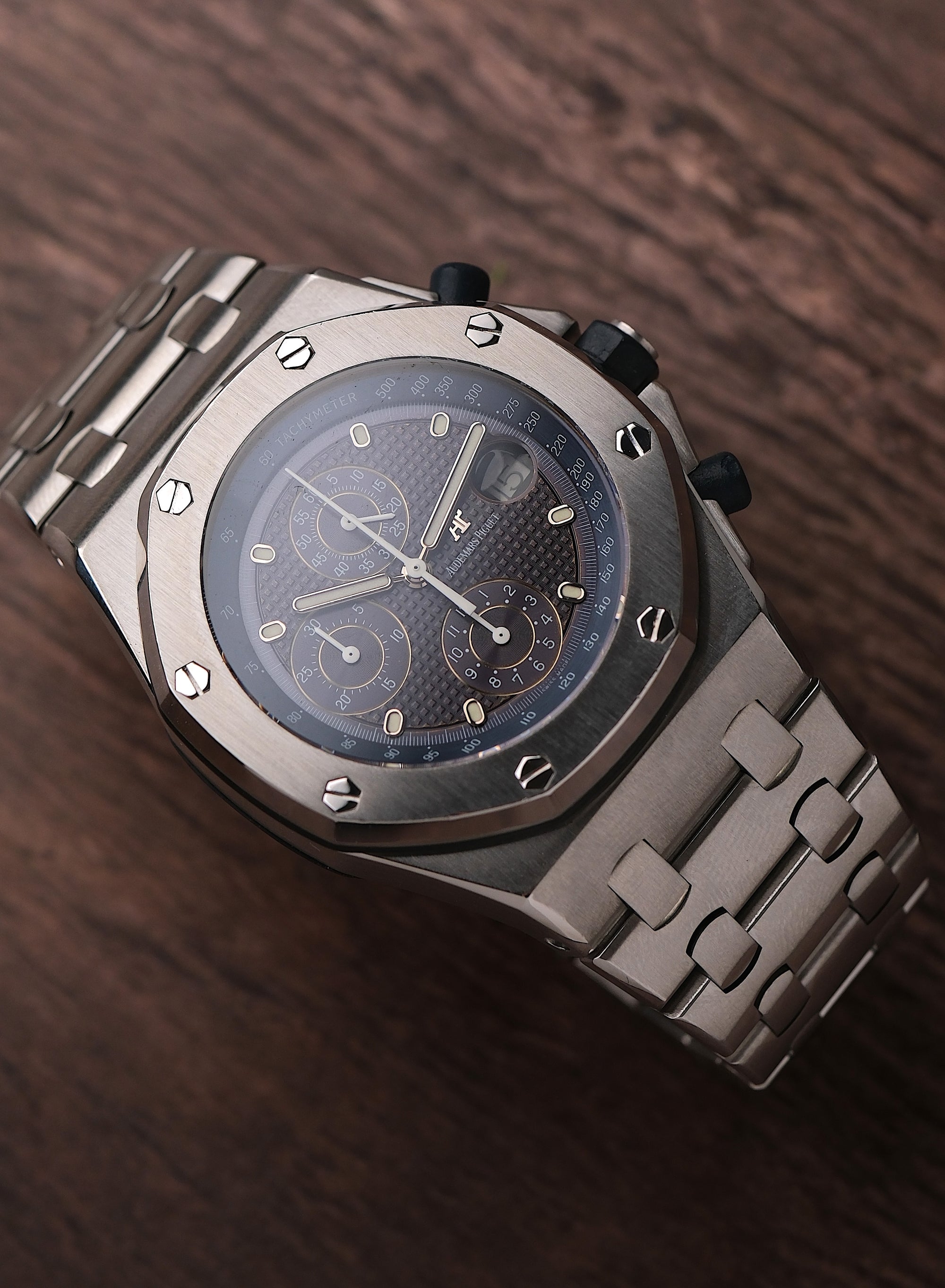 Audemars Piguet Royal Oak Offshore Chronograph Tropical - Verified at AP - serviced - 1 year warranty