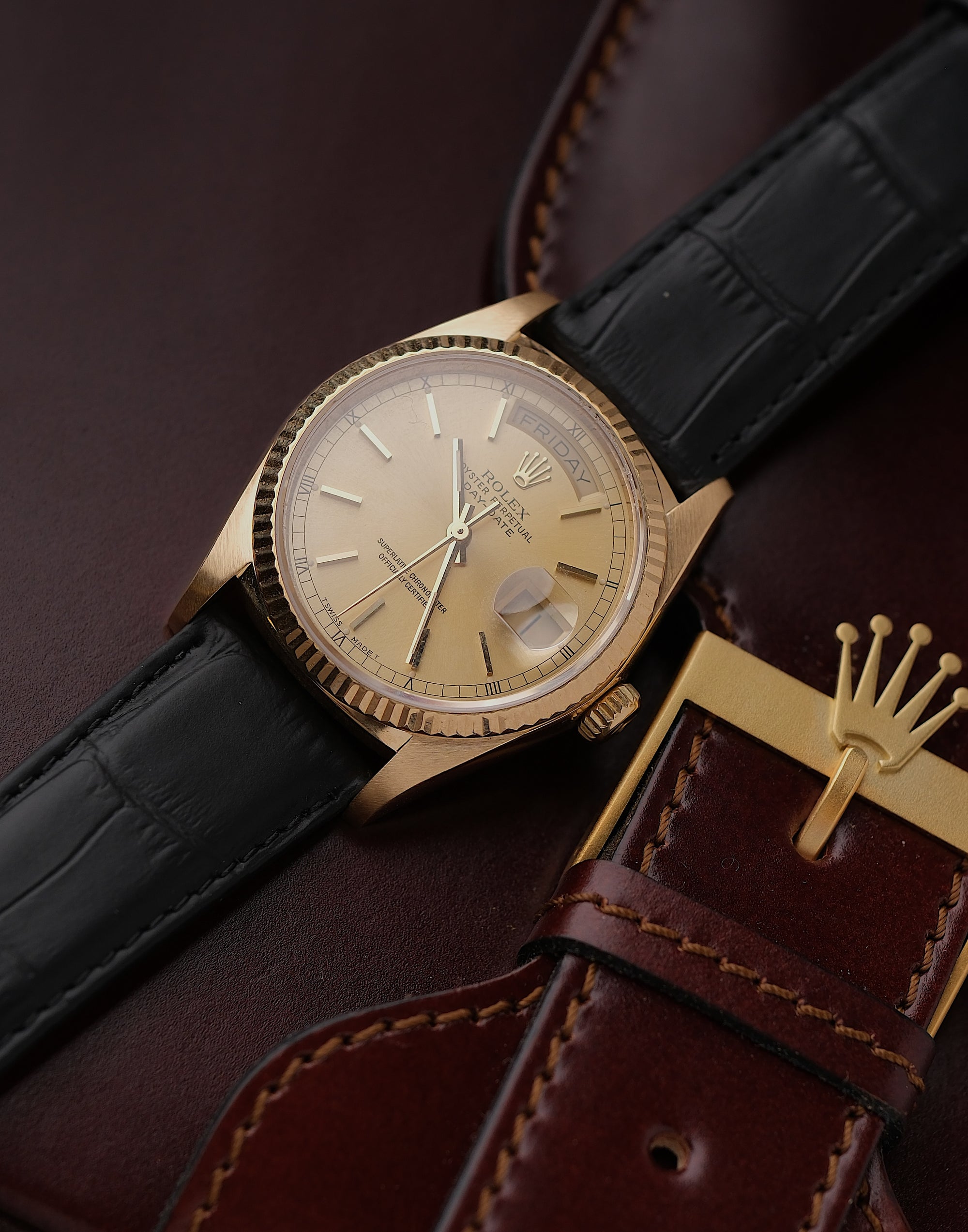 Rolex Day-Date 18038 Full set NL first owner 1986 / serviced + 1 year warranty