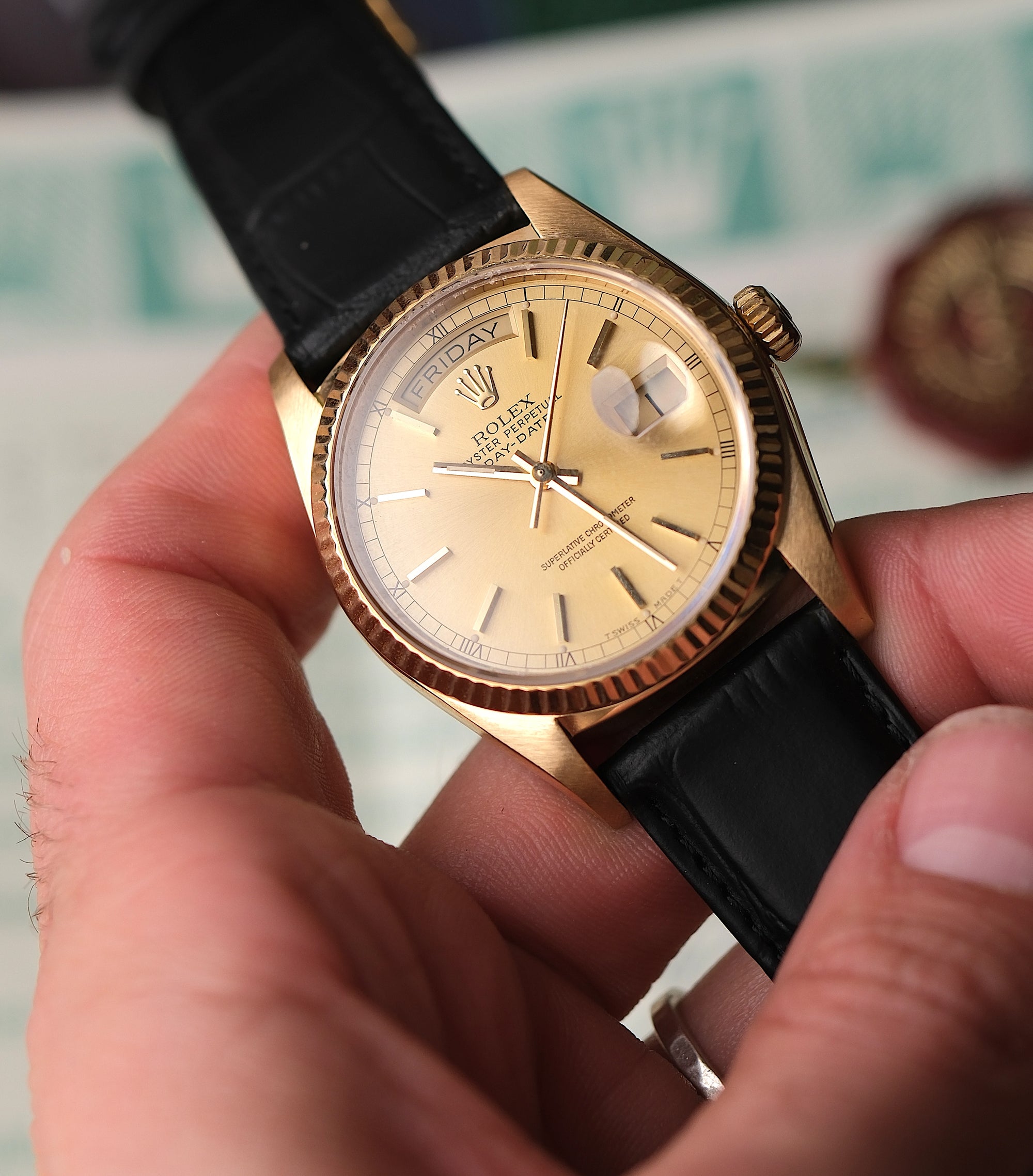 Rolex Day-Date 18038 Full set NL first owner 1986 / serviced + 1 year warranty