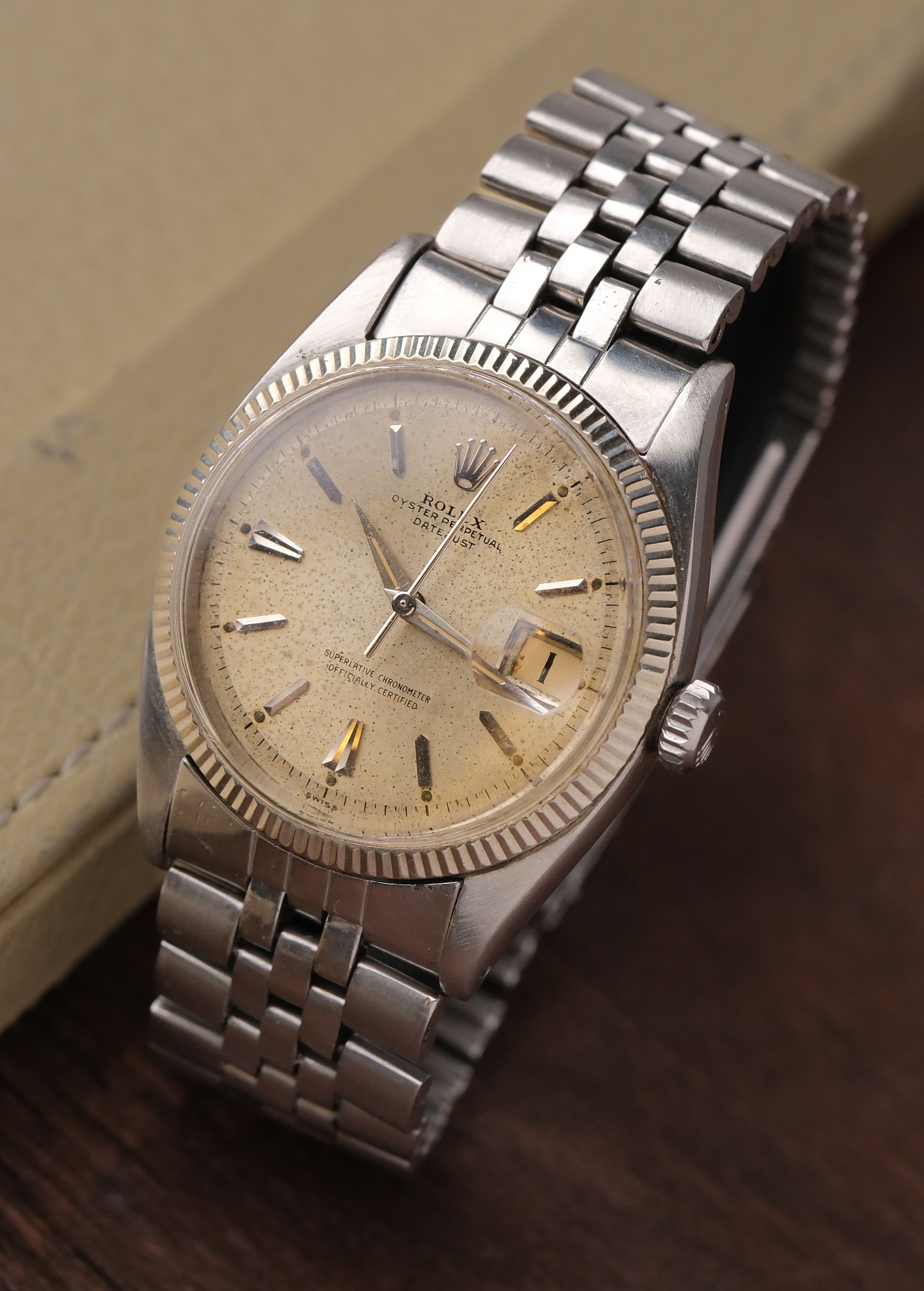Rolex 6605 Datejust 36 1958 Rolex Datejust - Stunning "Stardust" Patina