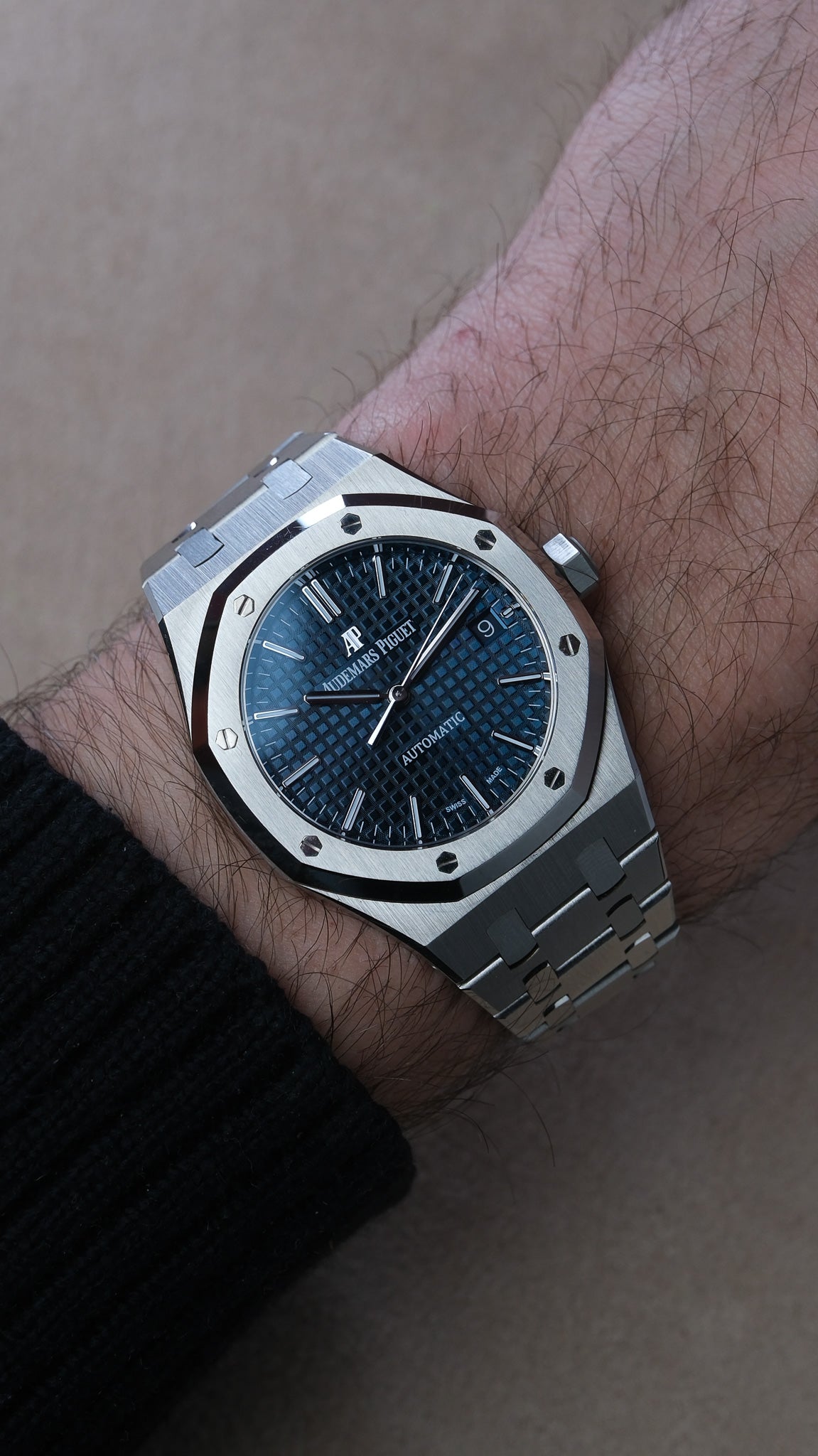 SOLD Audemars Piguet Royal Oak 15450st Blue dial