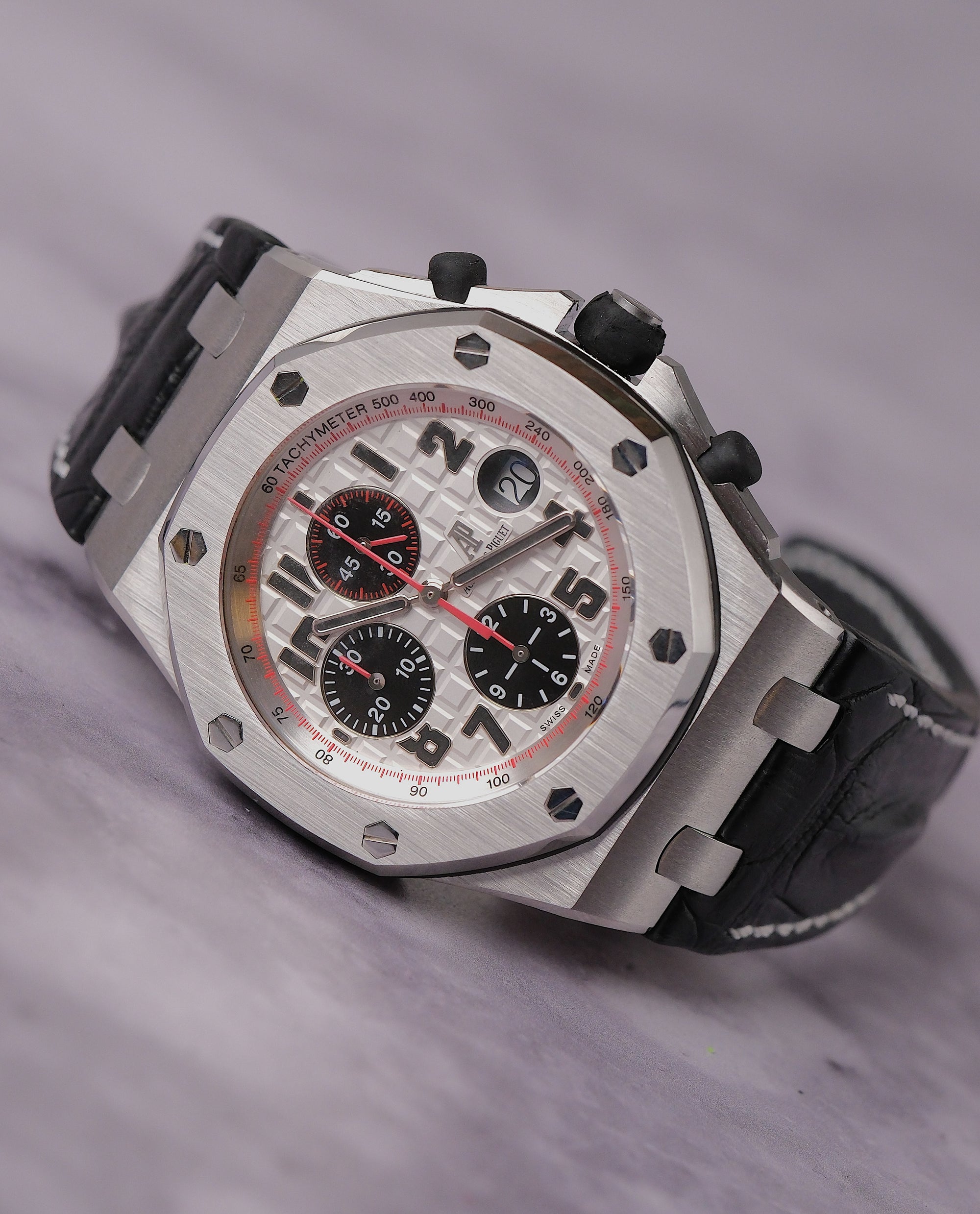 Audemars Piguet ROO 26170ST Silver "Panda" Dial – Serviced &amp; Polished – Eon Watches