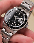 SOLD Rolex Submariner 16610 M-Serial – Engraved Rehaut – Card