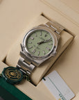 New/Unworn 41mm Pistachio Dial Full Set