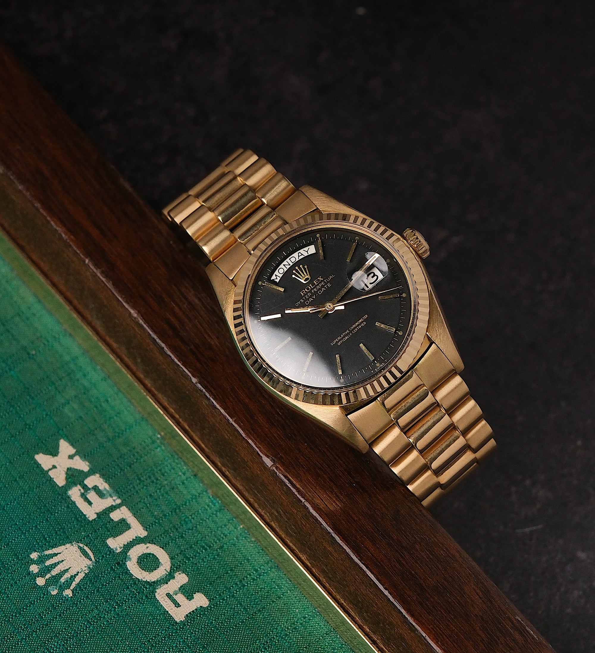 Rolex Day-Date 36 Matt black / German Papers - Amazing condition