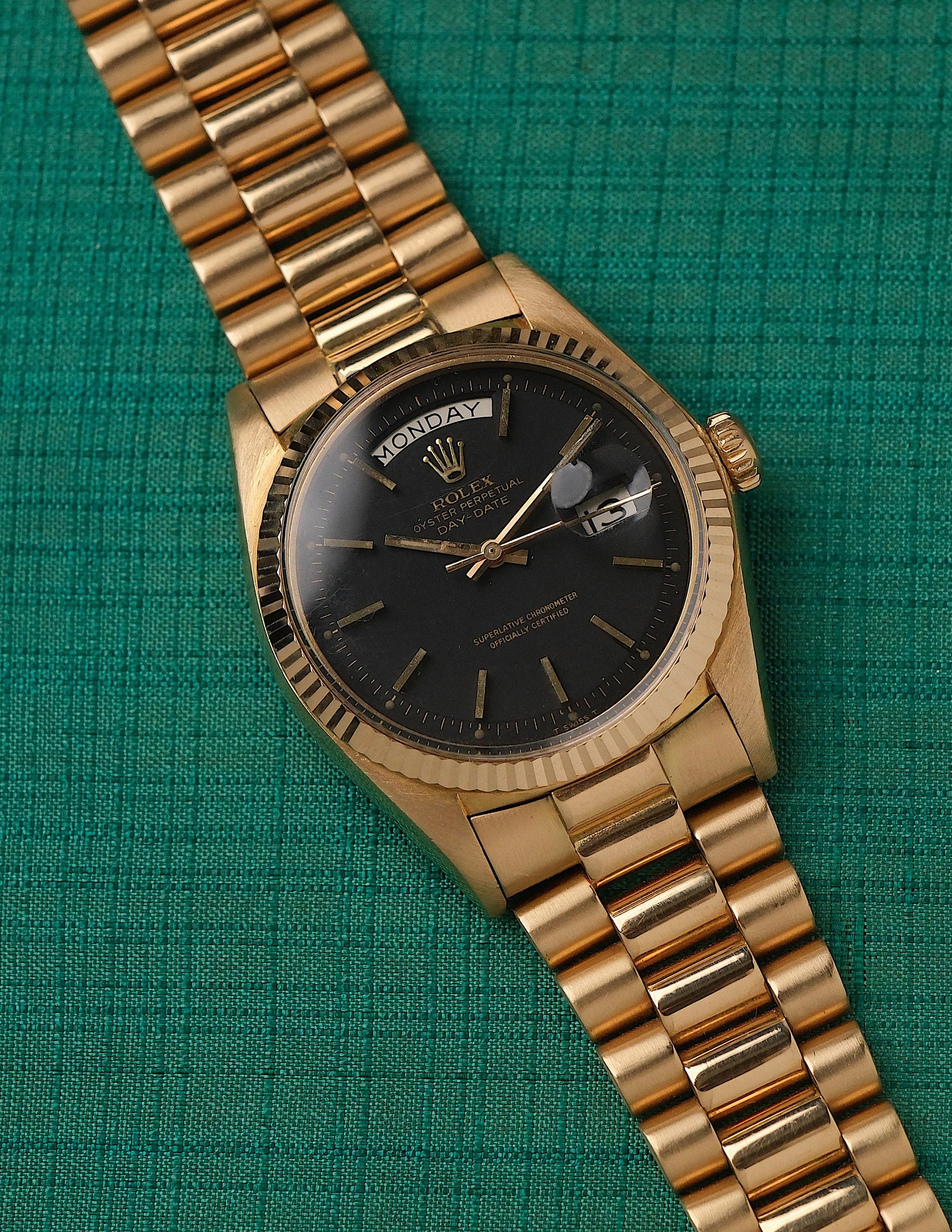 Rolex Day-Date 36 Matt black / German Papers - Amazing condition