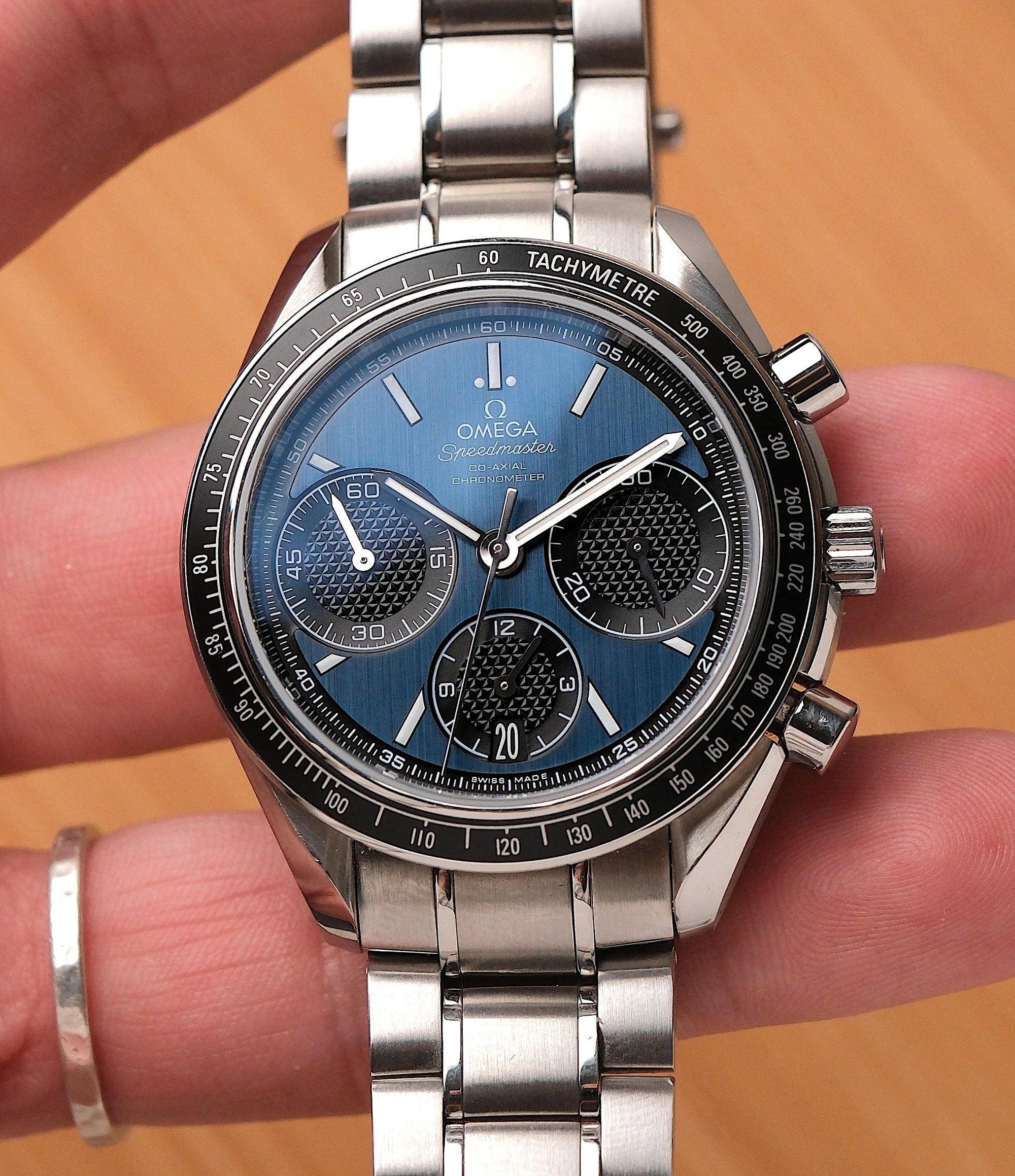 Omega Speedmaster Racing Co-Axial 40mm Blue Dial 326.30.40.50.03.001