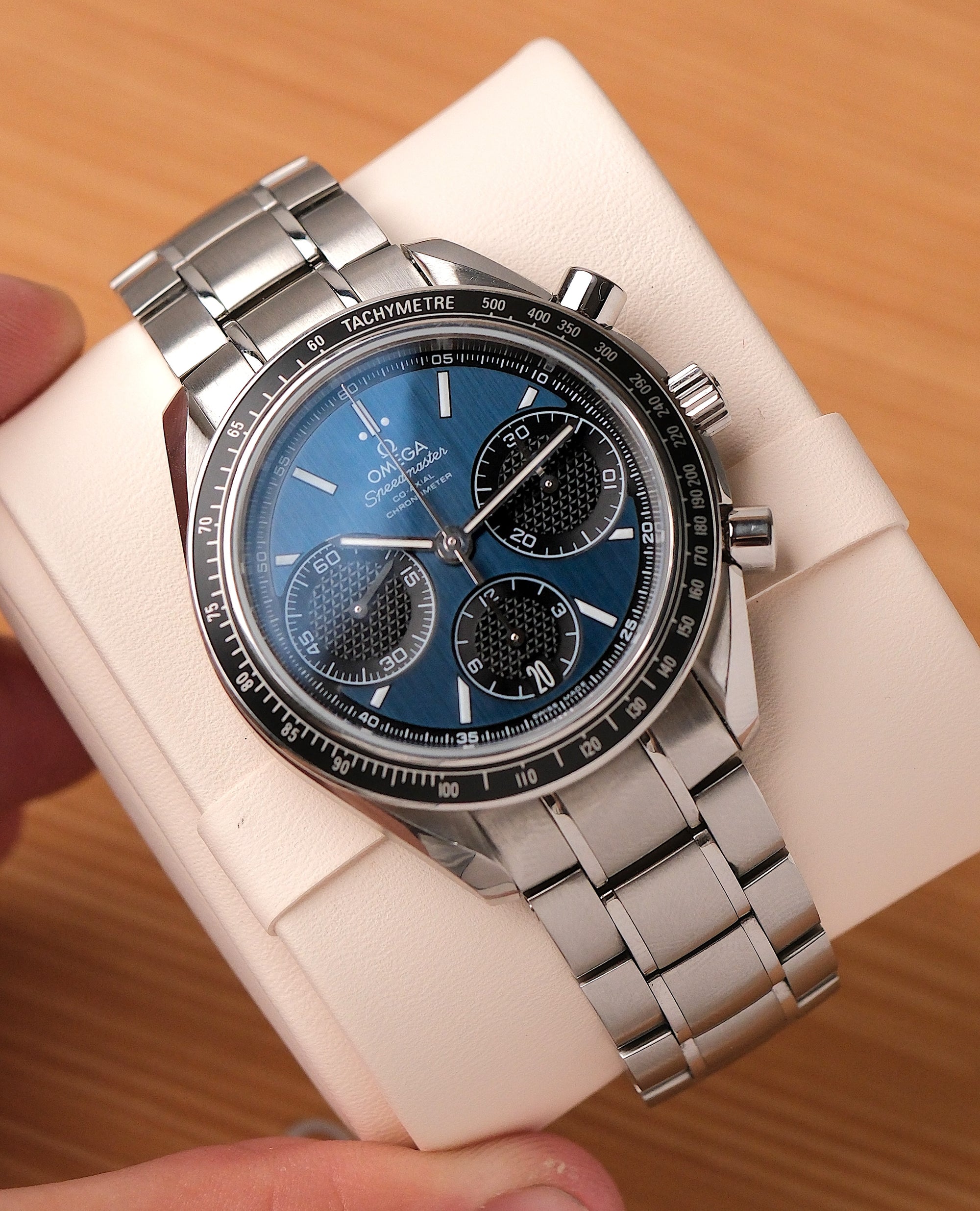 Omega Speedmaster Racing Co-Axial 40mm Blue Dial 326.30.40.50.03.001