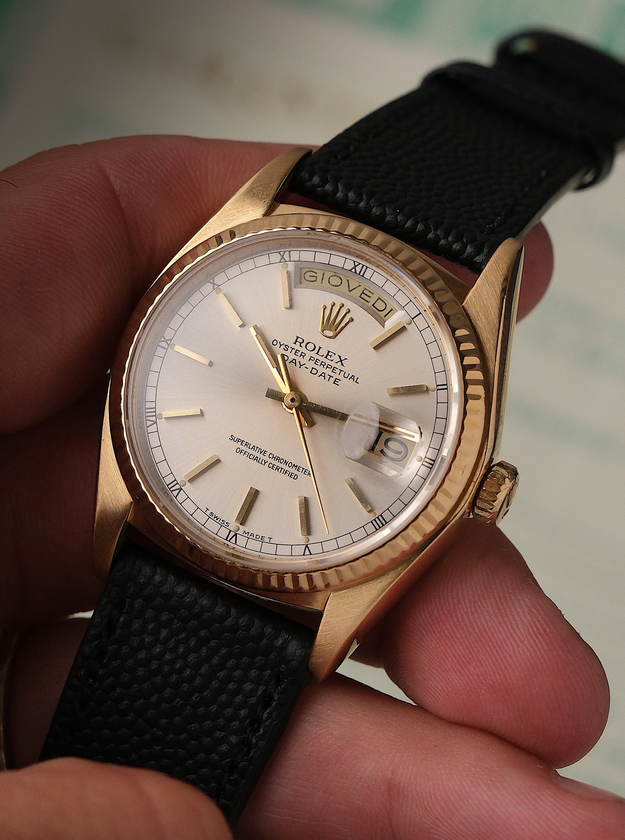 Rolex Day-Date 36 Champagne Dial Ref. 18038 Paperwork Included