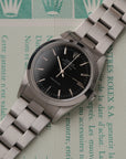 Vintage 1996 Rolex Air-King 14000 Black Dial with Papers