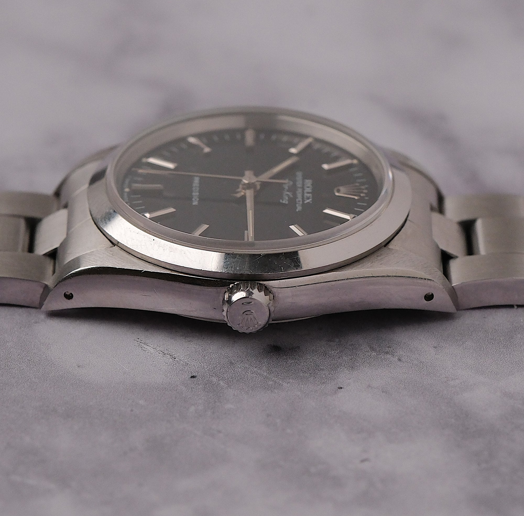 Vintage 1996 Rolex Air-King 14000 Black Dial with Papers