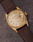 Rolex Day-Date 36 Champagne Linen Dial Ref. 1803 With Papers (1974)