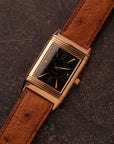 Jaeger-LeCoultre Reverso Classique 18K Gold Black Dial 250.2.86 (Asprey & Garrard Papers)