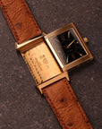 Jaeger-LeCoultre Reverso Classique 18K Gold Black Dial 250.2.86 (Asprey & Garrard Papers)
