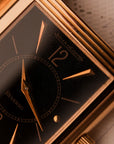 Jaeger-LeCoultre Reverso Classique 18K Gold Black Dial 250.2.86 (Asprey & Garrard Papers)