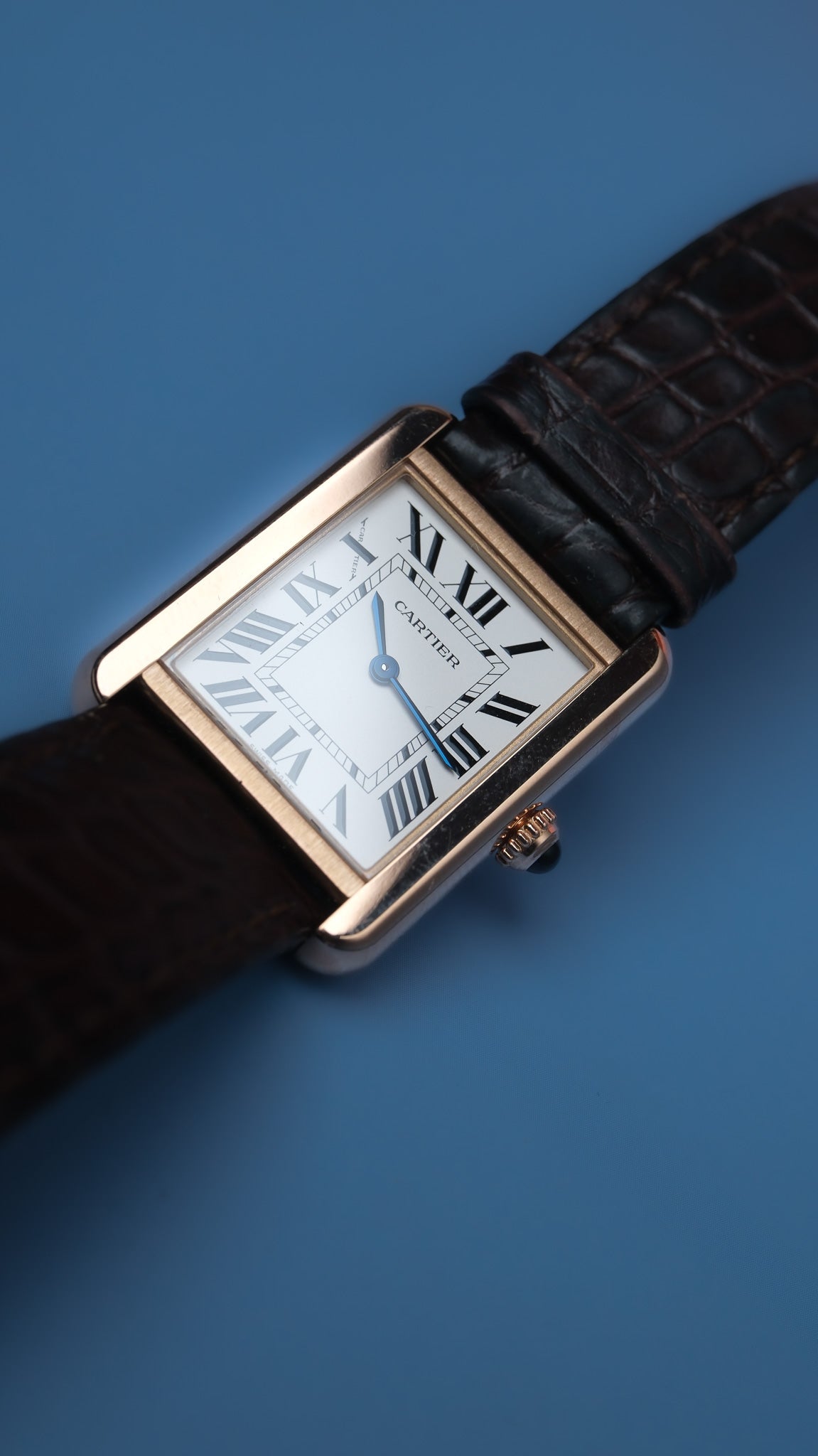 Cartier tank solo medium rose W5200024