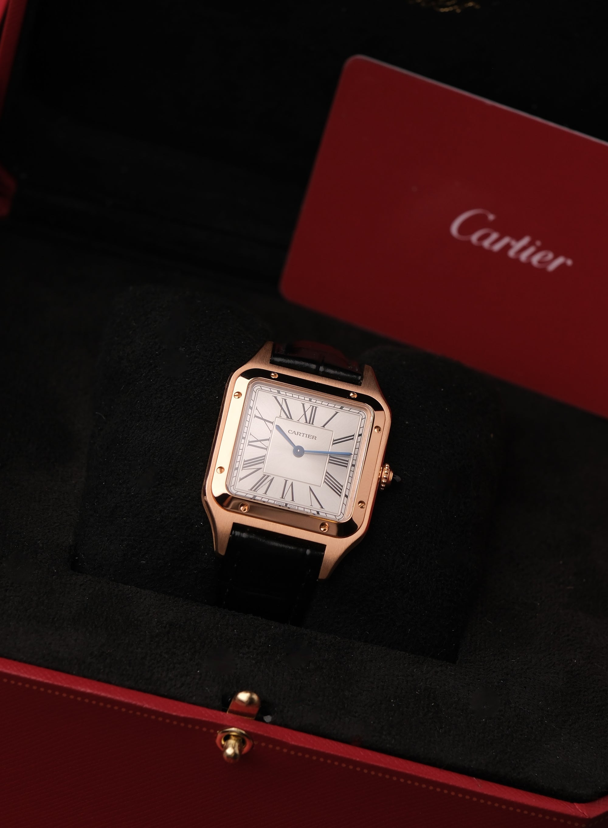 Cartier Santos-Dumont Large 18K Rose Gold WGSA0021 (2022 Box &amp; Papers)