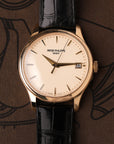 Patek Philippe Calatrava 5227J-001 18k Yellow Gold Ivory Dial (2017 Papers)