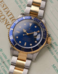 Rolex Submariner Date 16613 Two-Tone Blue Dial "Bluesy" (1995 Punch Papers)
