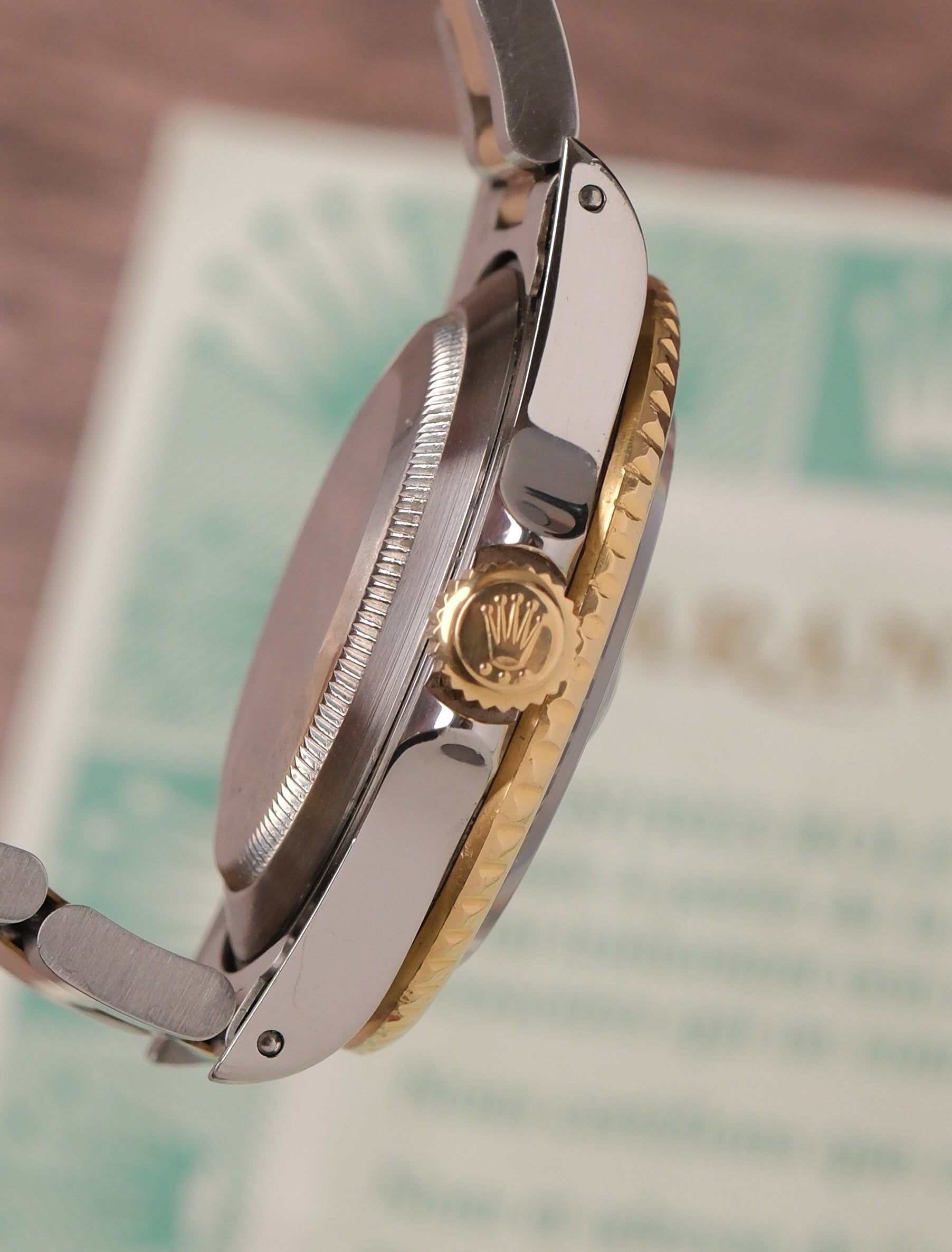 Rolex Submariner Date 16613 Two-Tone Blue Dial "Bluesy" (1995 Punch Papers)