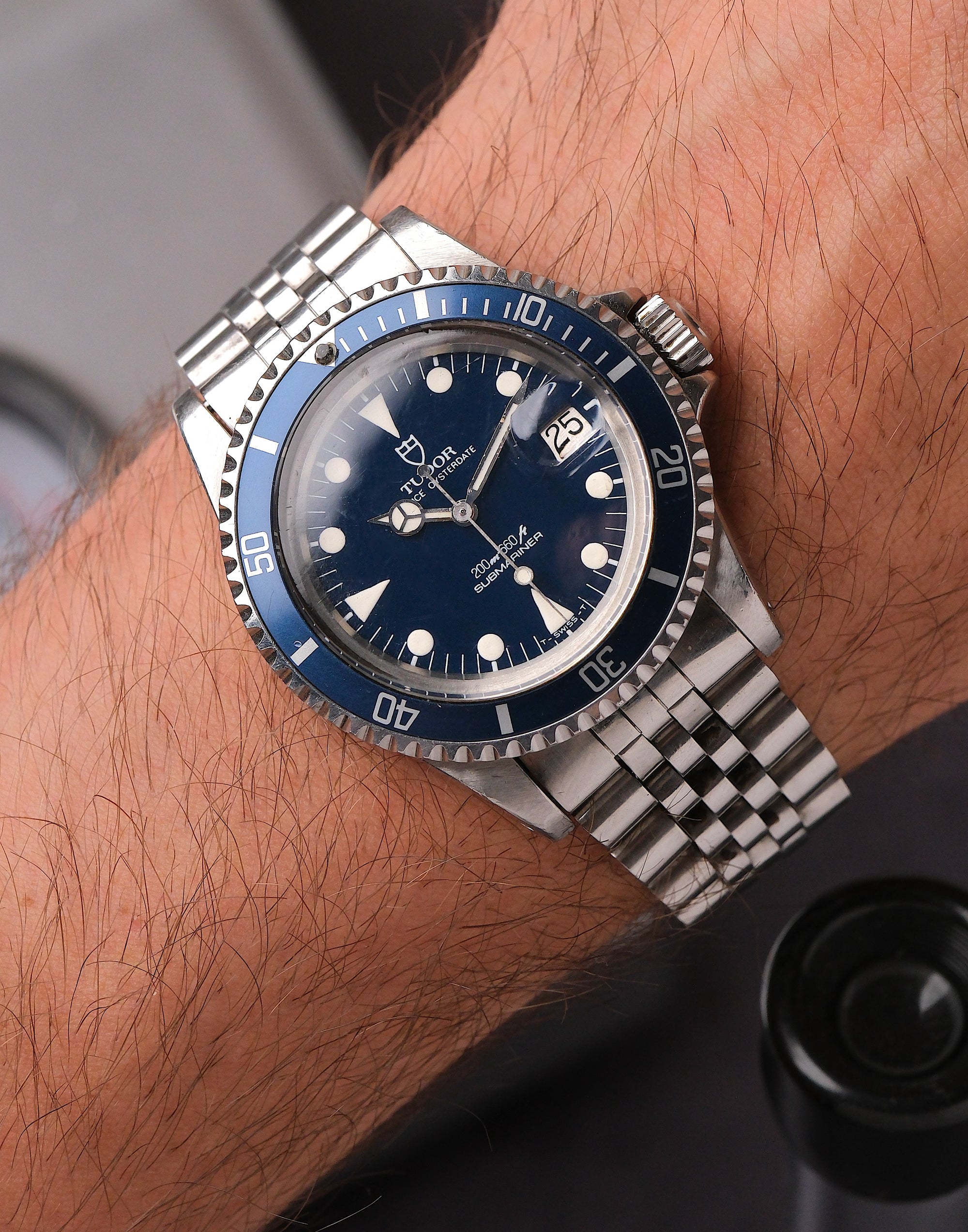 Tudor Submariner 76100 Blue "Lollipop" Hand Vintage (c. 1984) - VAT watch