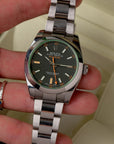 Rolex Milgauss 116400GV Black Dial Green Crystal (2012 Box & Papers)