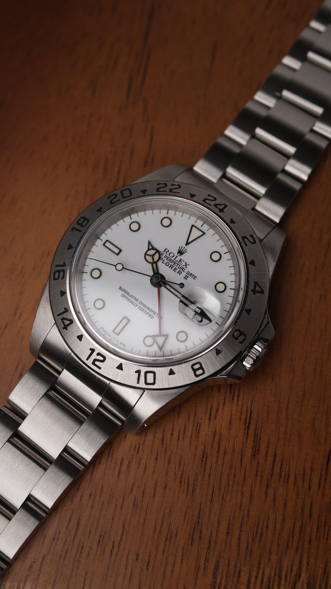 Rolex explorer II 16570 &#39;chi-chi di mais&#39;