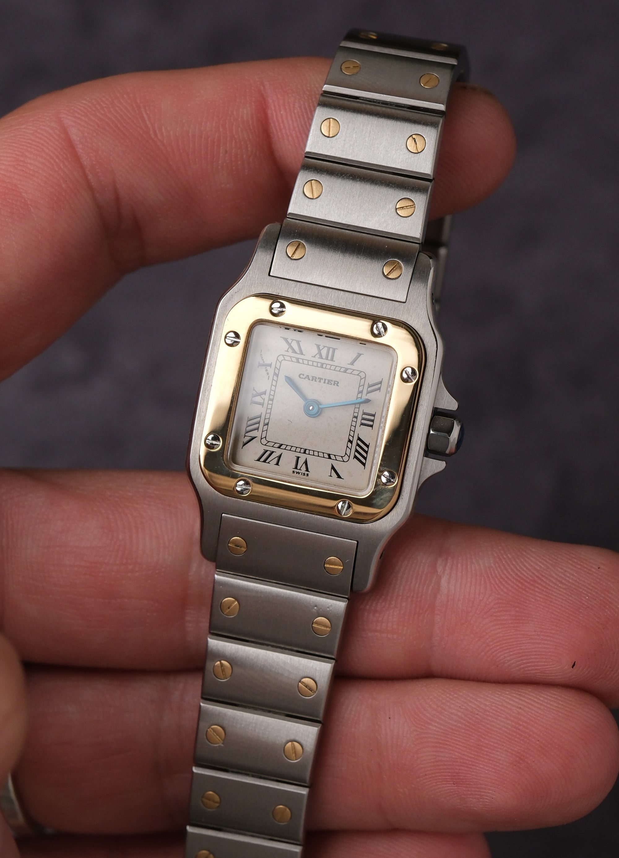 Cartier Santos Galbée 1567 18k Yellow Gold &amp; Steel Quartz (24mm)