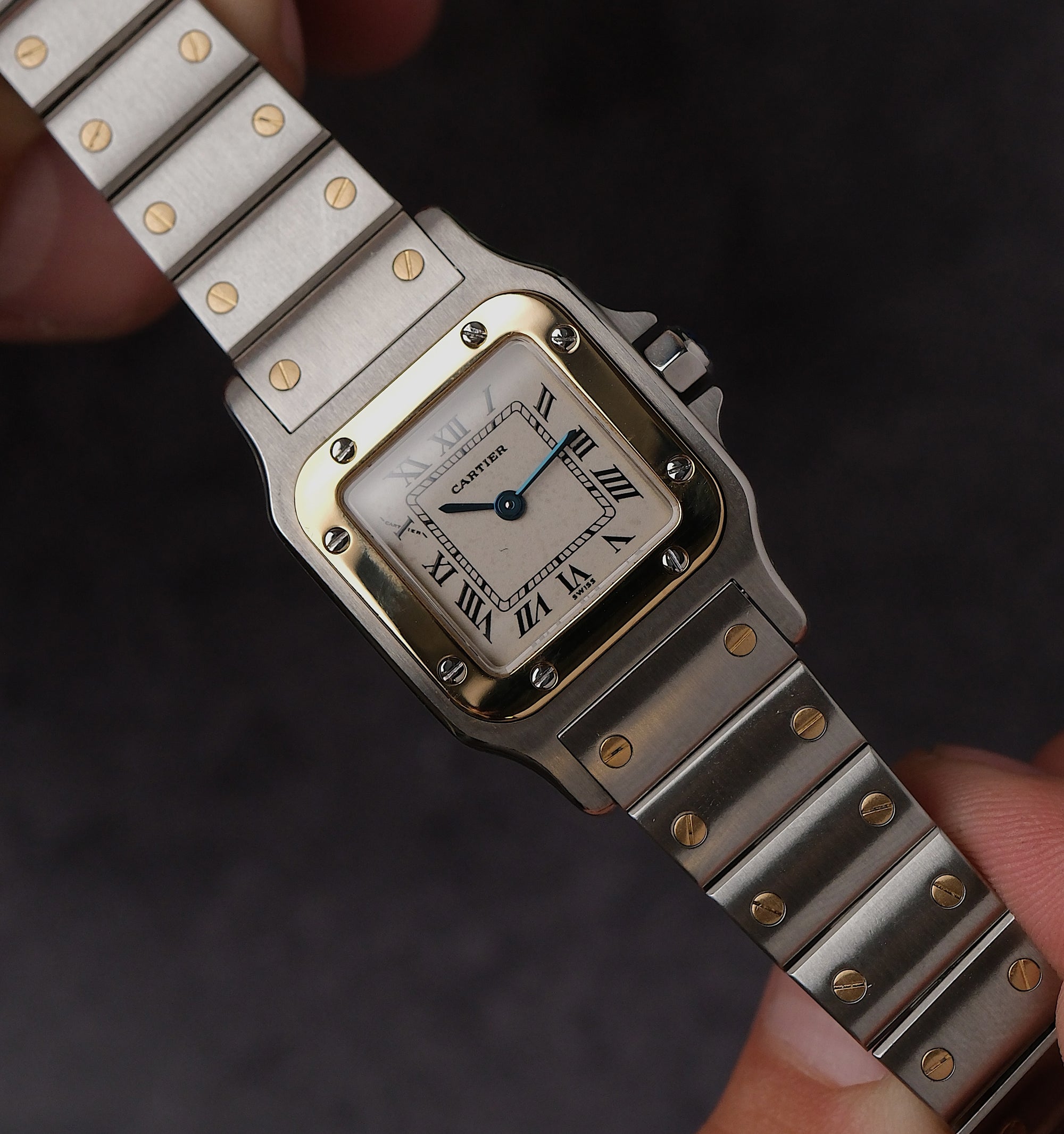 Cartier Santos Galbée 1567 18k Yellow Gold &amp; Steel Quartz (24mm)