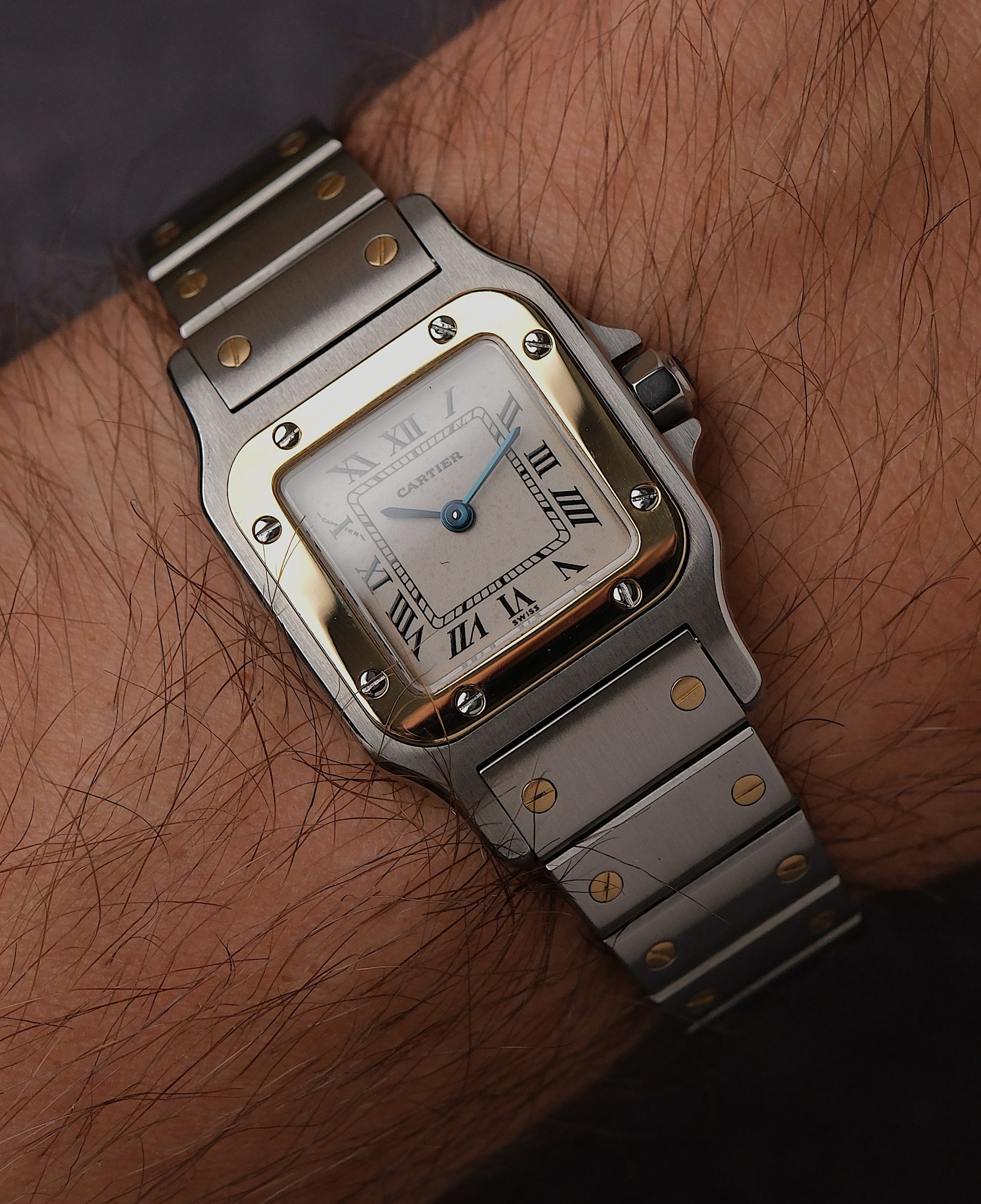 Cartier Santos Galbée 1567 18k Yellow Gold &amp; Steel Quartz (24mm)