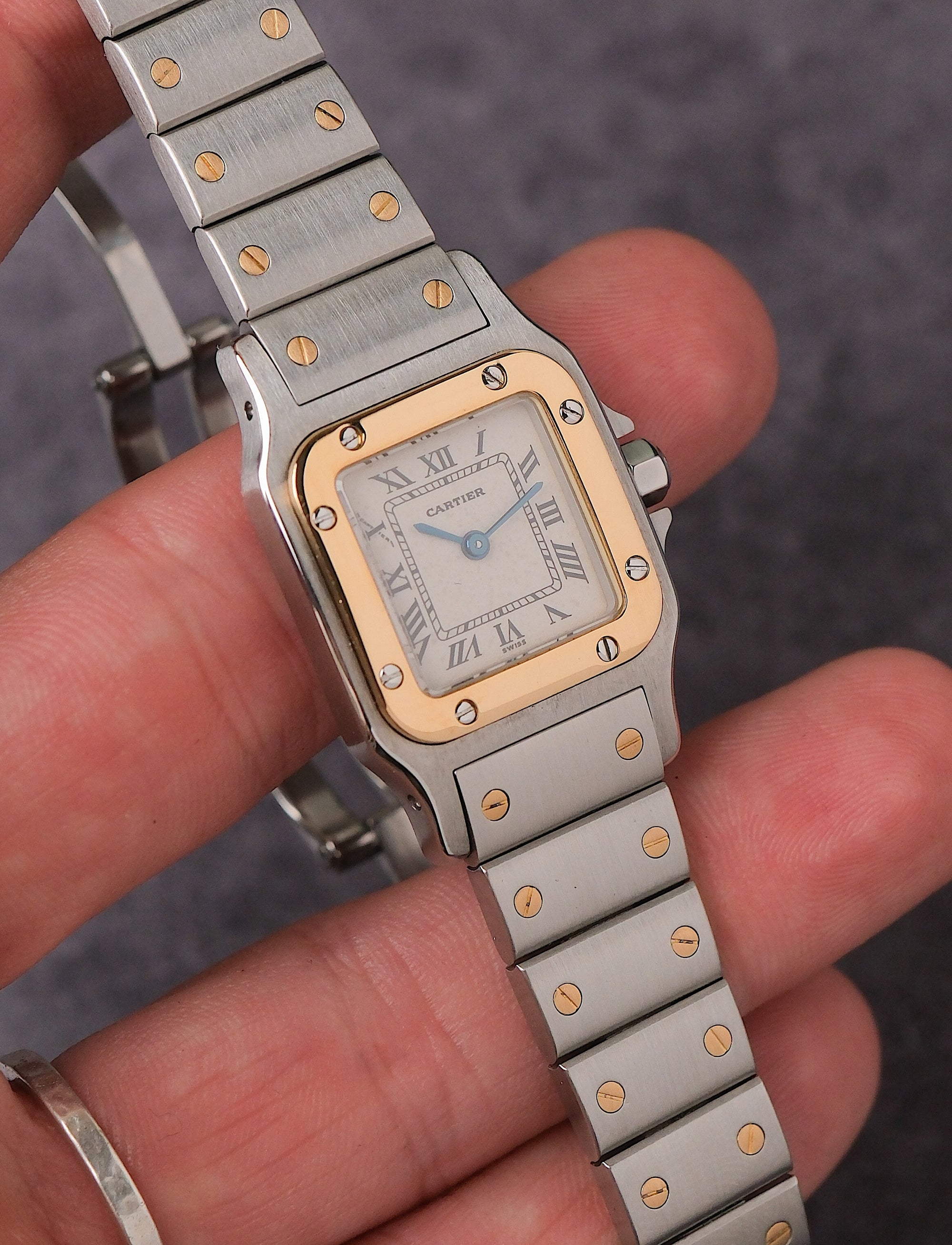 Cartier Santos Galbée 1567 18k Yellow Gold &amp; Steel Quartz (24mm)