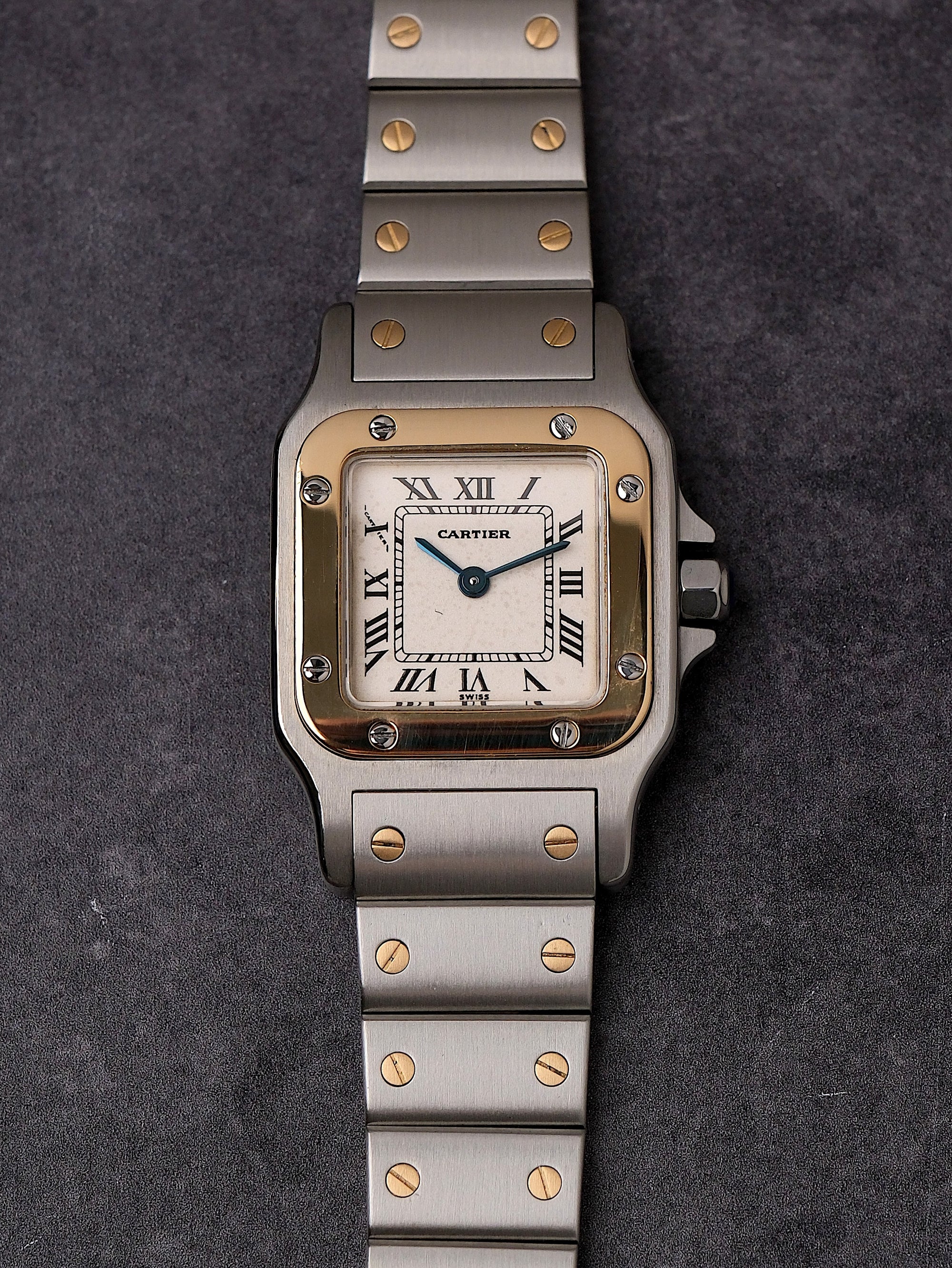 Cartier Santos Galbée 1567 18k Yellow Gold &amp; Steel Quartz (24mm)