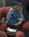 Rolex Datejust 126234 sunburst blue full set