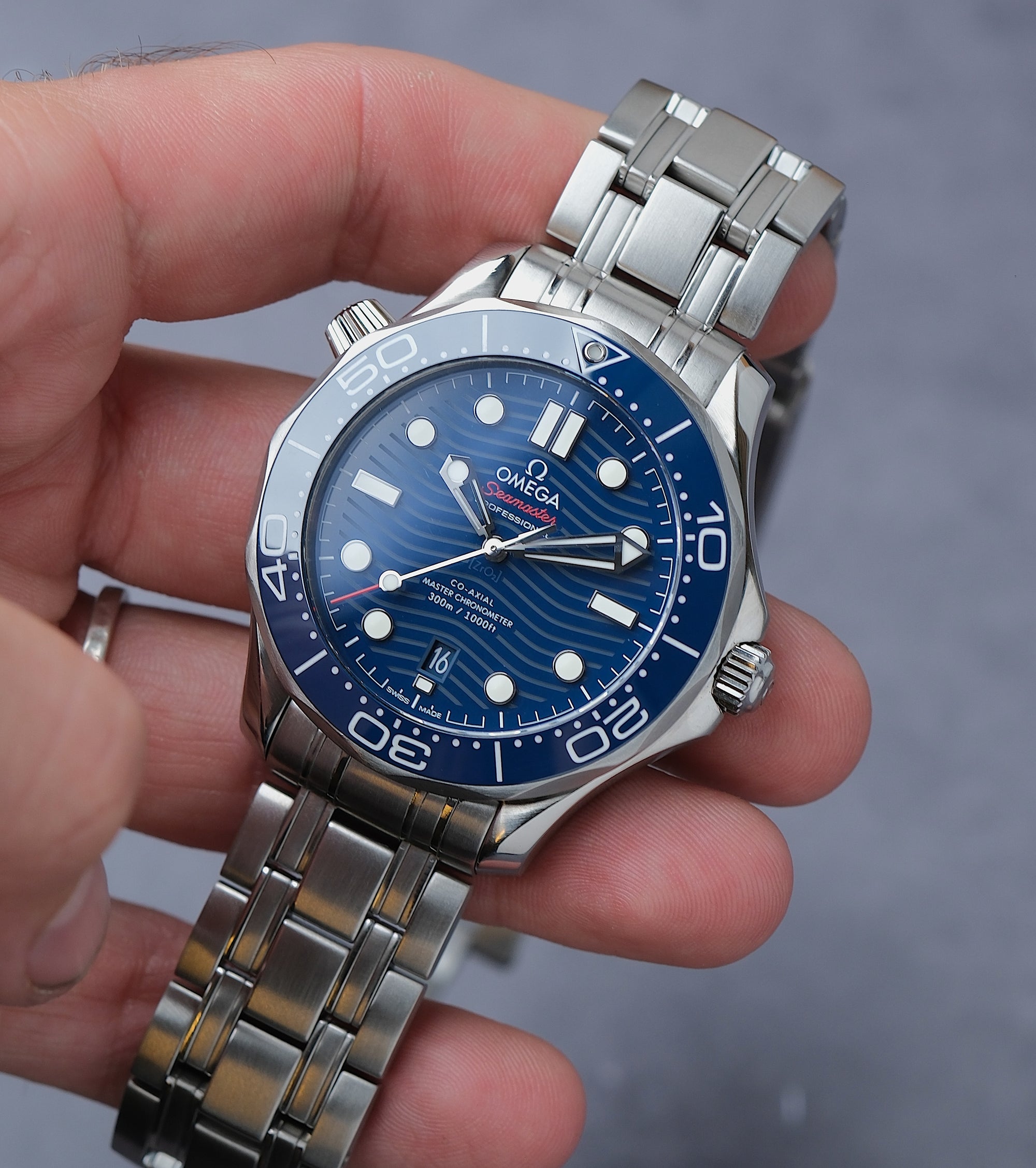 Omega Seamaster Diver 300M 42mm Blue Dial Steel Ref. 210.30.42.20.03.001 – Full Set