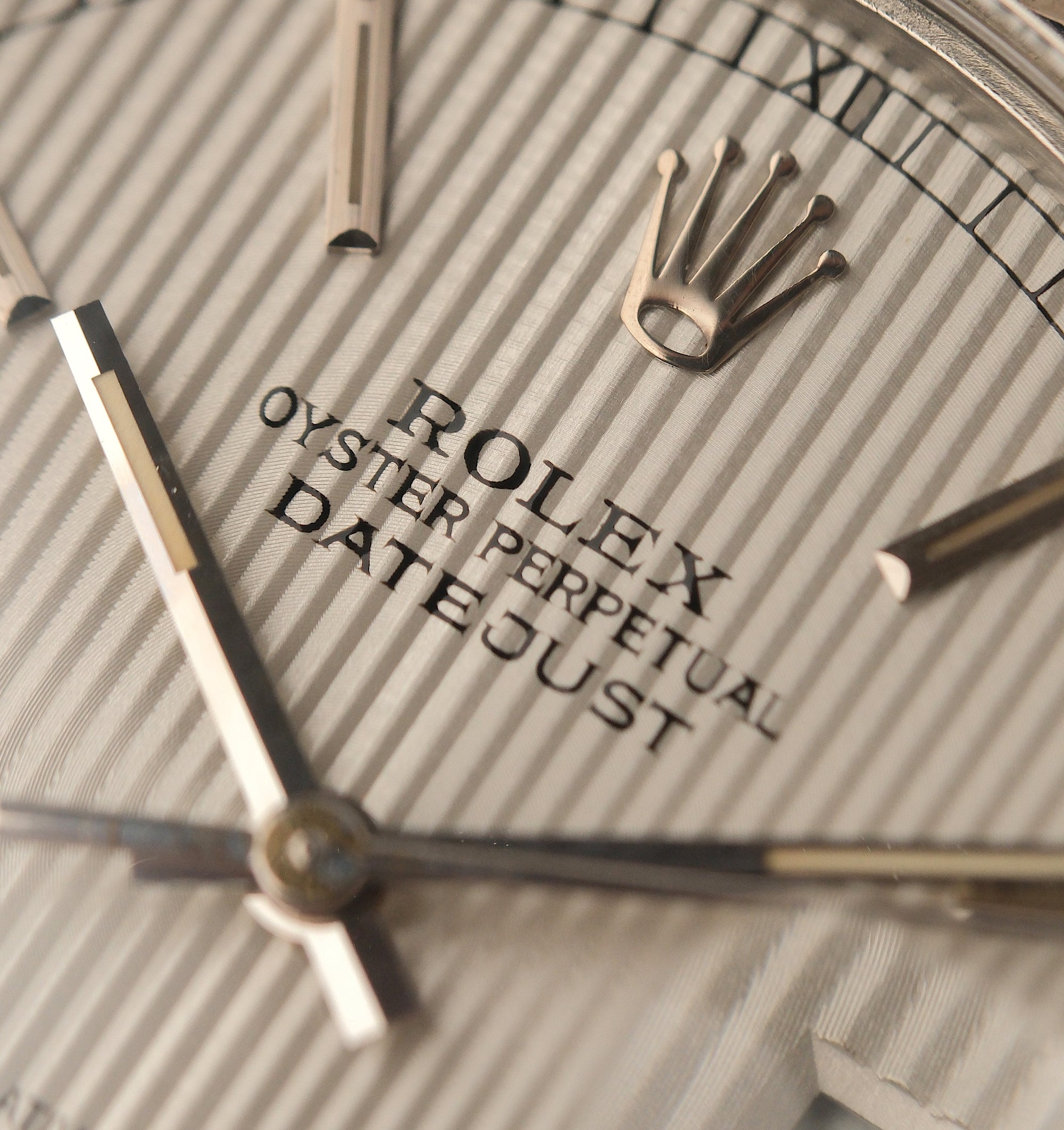 Rolex Datejust 36 Ref. 16014 – Rare Silver Tapestry Dial (1985) - fresh service