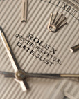 Rolex Datejust 36 Ref. 16014 – Rare Silver Tapestry Dial (1985) - fresh service