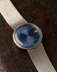 Patek Philippe Vintage 18k White Gold Calatrava Blue Dial Ref. 3445G (VAT RECLAMABLE)