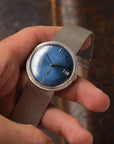 Patek Philippe Vintage 18k White Gold Calatrava Blue Dial Ref. 3445G (VAT RECLAMABLE)