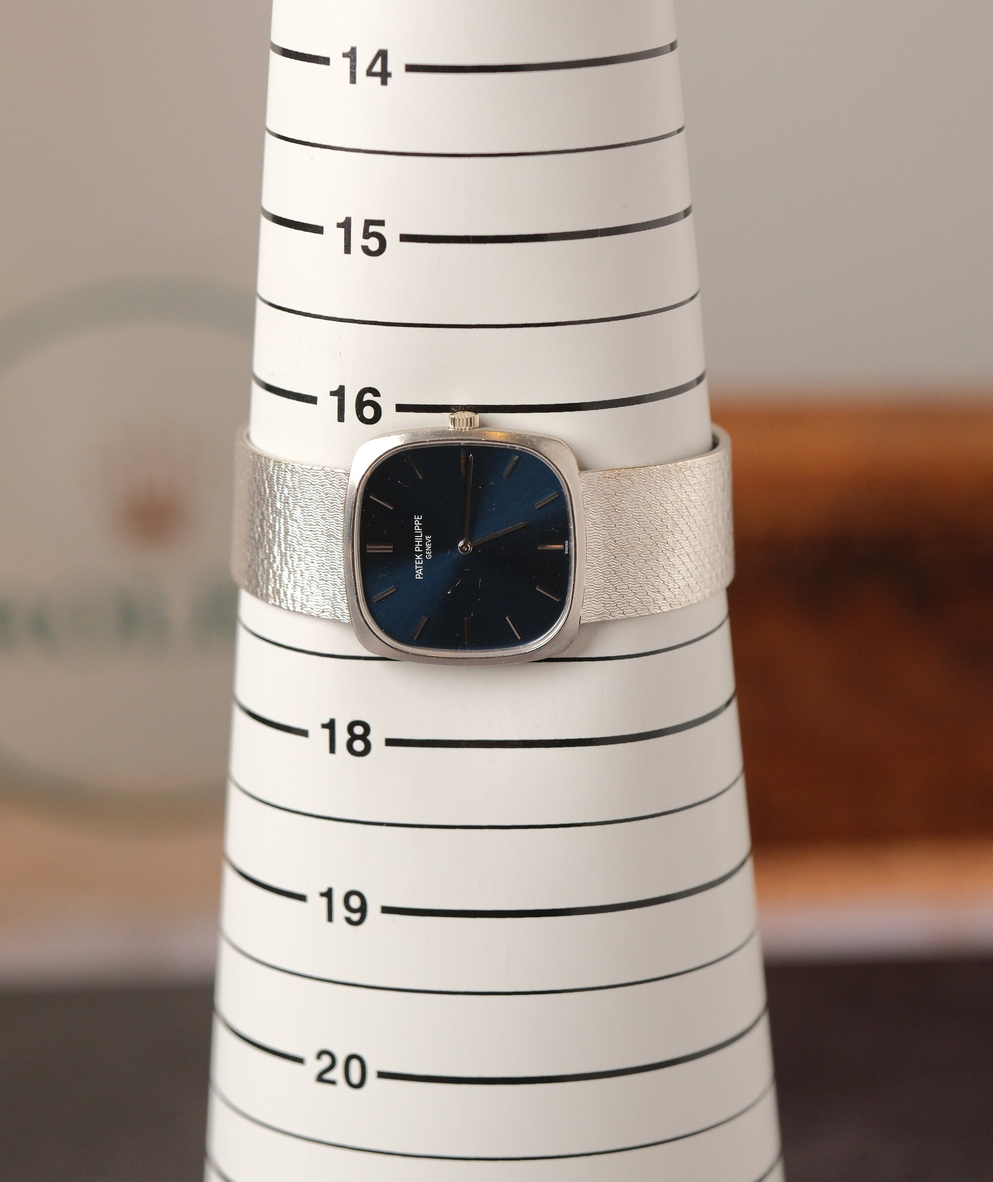 Patek Philippe Vintage 18k White Gold Blue Dial Ref. 3566G (VAT RECLAMABLE)