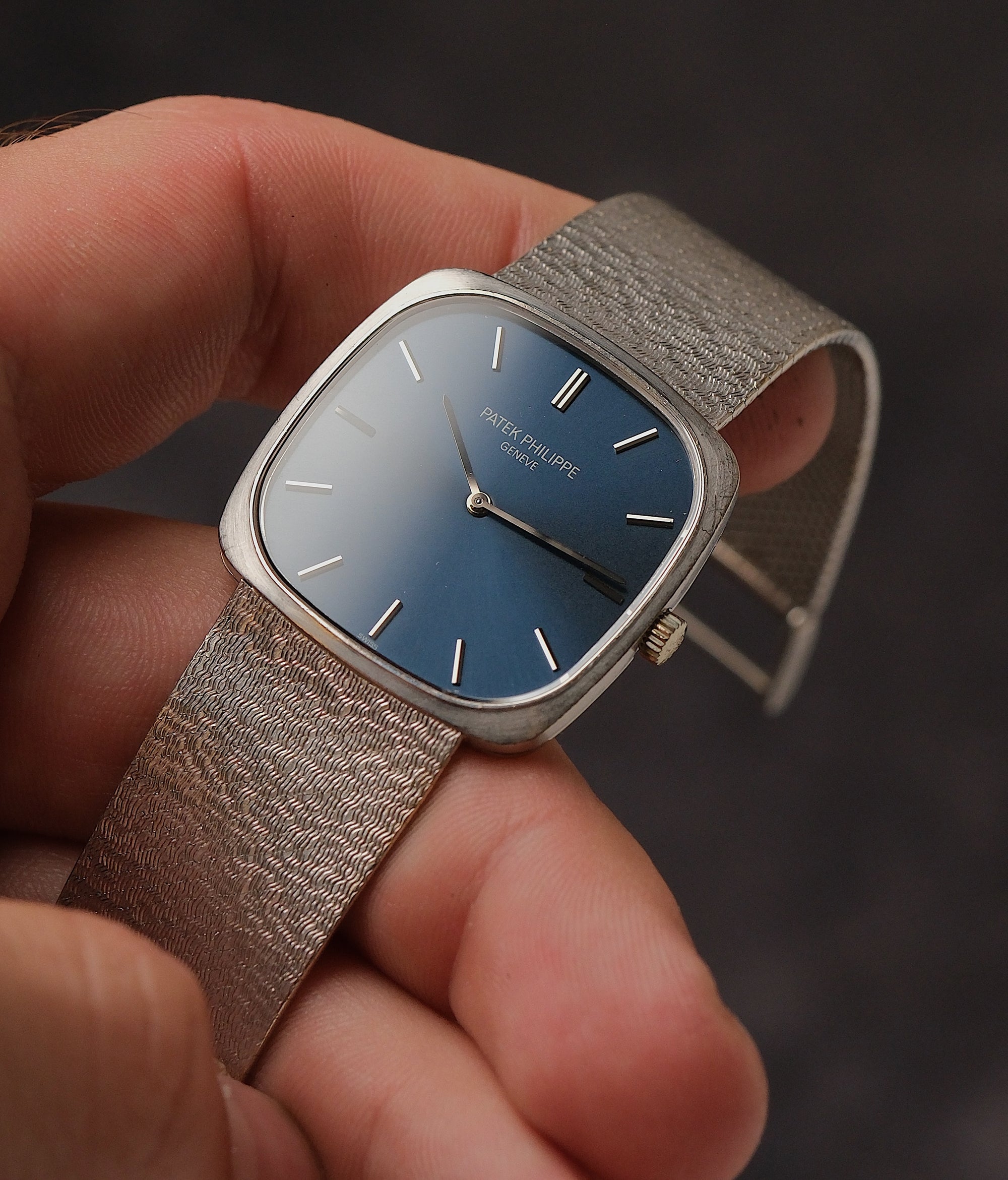 Patek Philippe Vintage 18k White Gold Blue Dial Ref. 3566G (VAT RECLAMABLE)